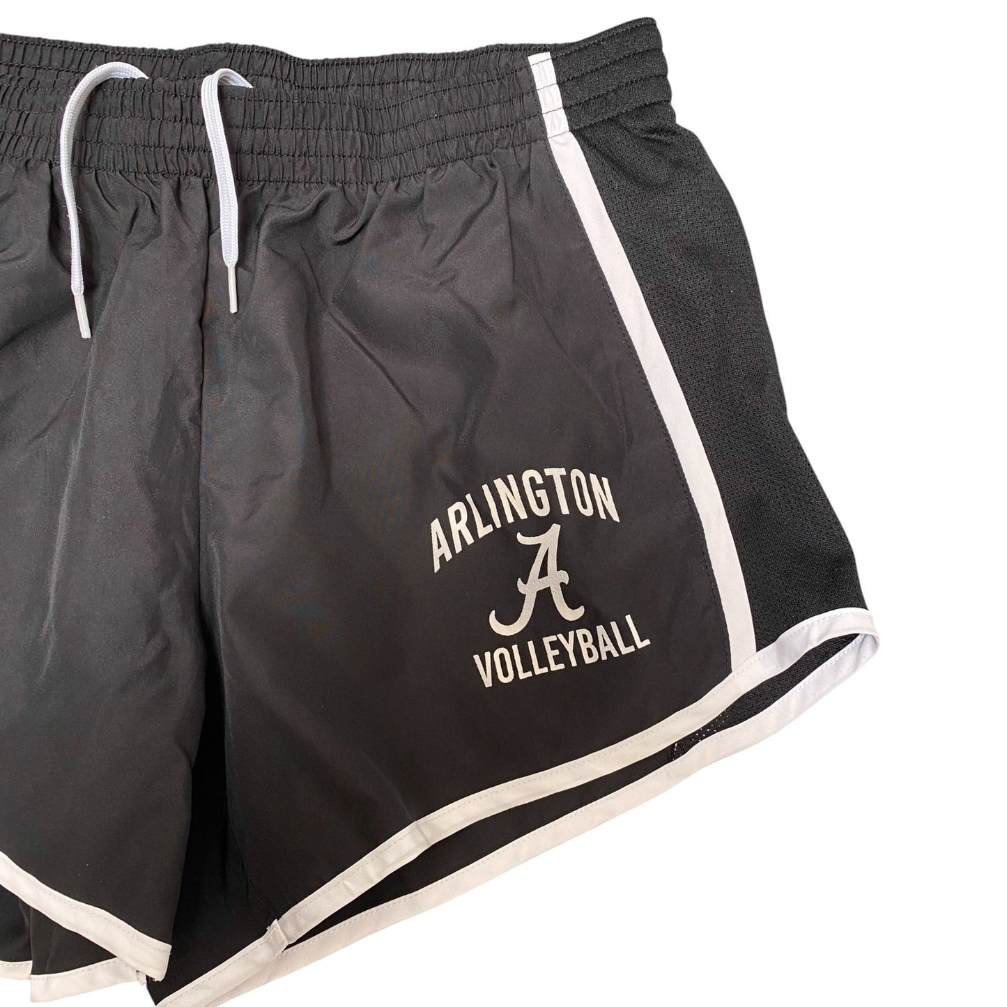 Augusta Sportswear Sprinter Shorts Womens Small Black Arlington Volleyball