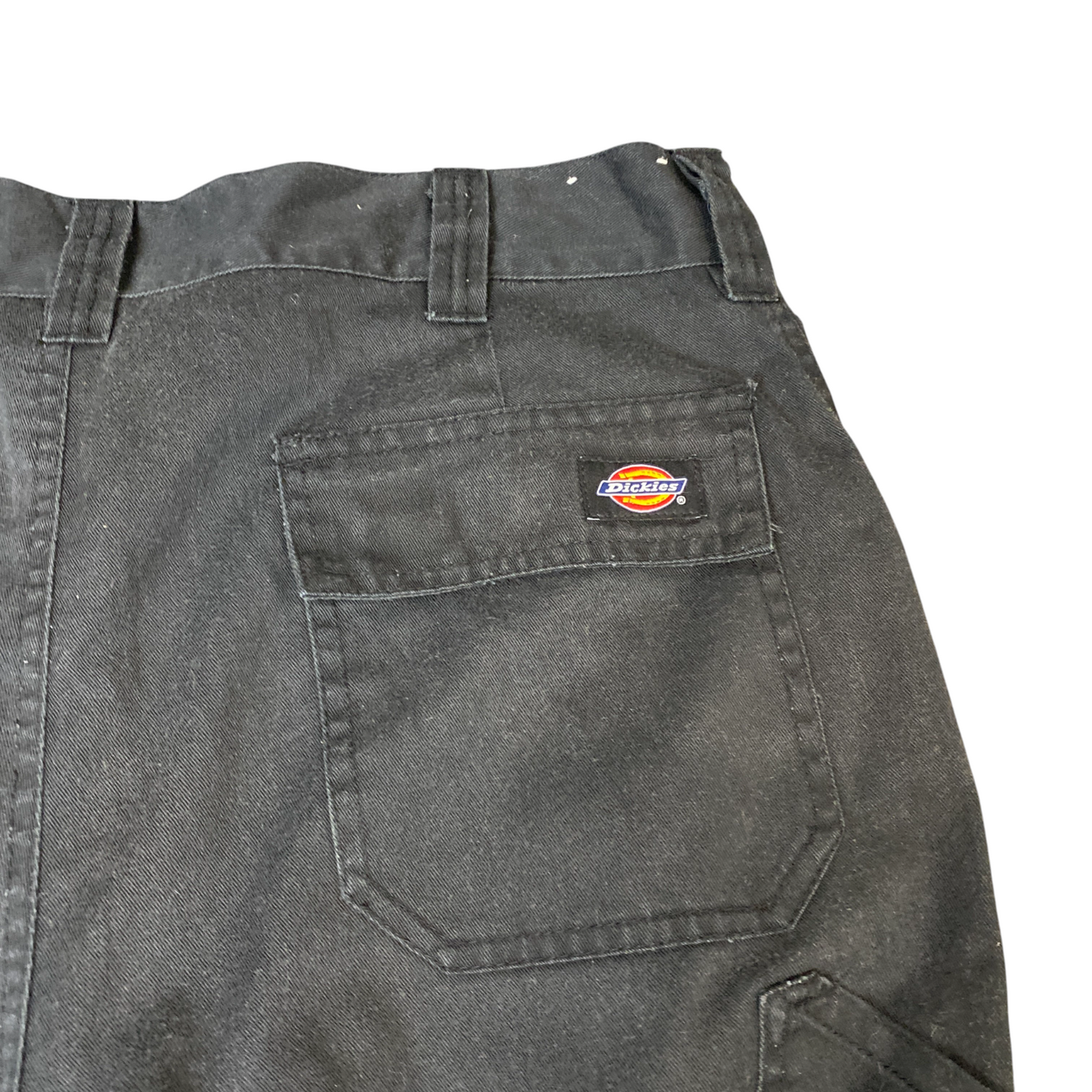 Dickies Cargo Pants Mens XL Black Ripstop Stretch Regular Fit Straight Leg