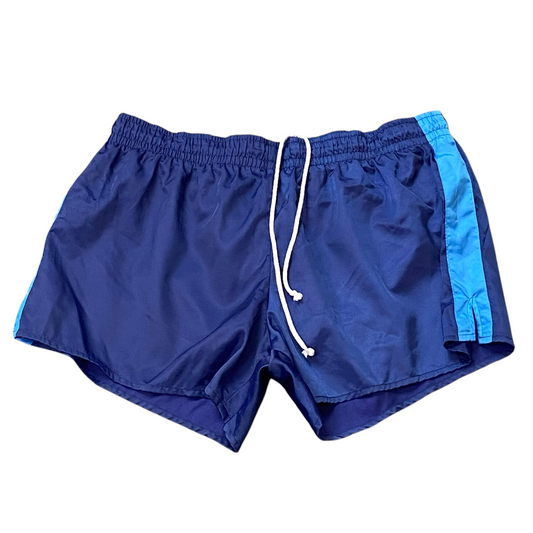 Wunsch & Rudolph Shorts Womens 32W Blue Elastic Waist Drawstring Athletic Fit