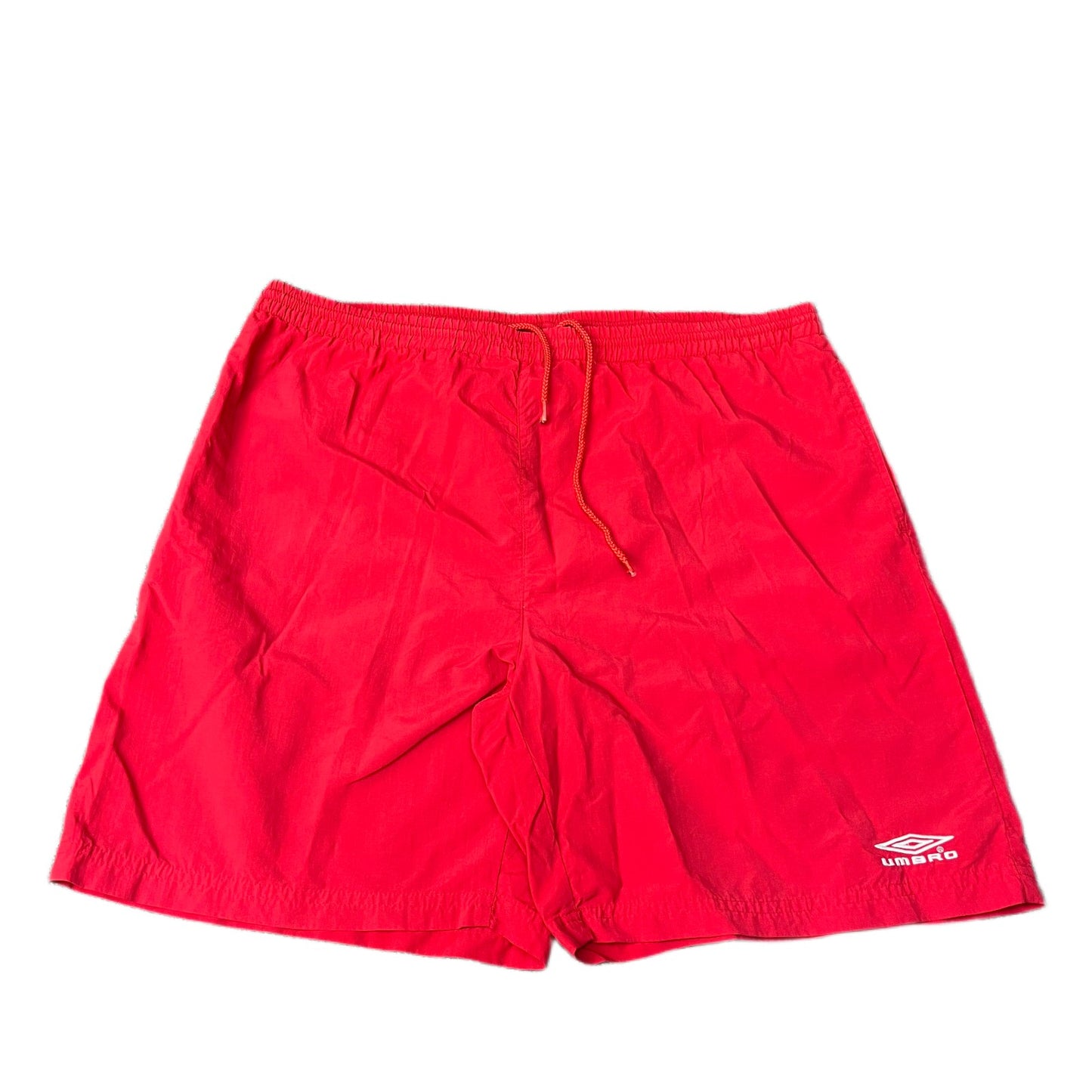 Vtg Umbro Swim Trunks Shorts Mens XL 36" Waist Red Lined Surf Surfing Water Polo