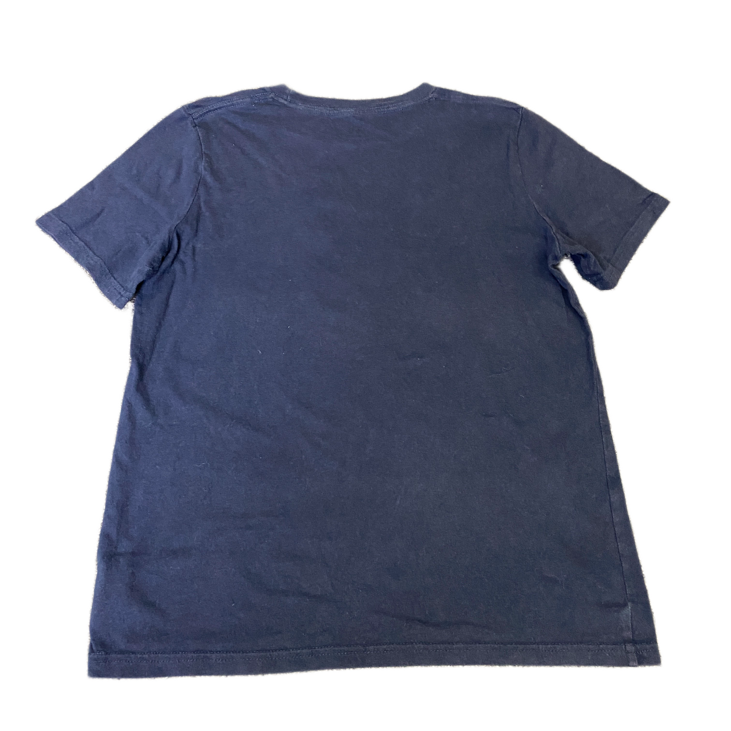 Adidas T-Shirt Girls M Blue Graphic Logo Short Sleeve Crew Neck Pullover Tee