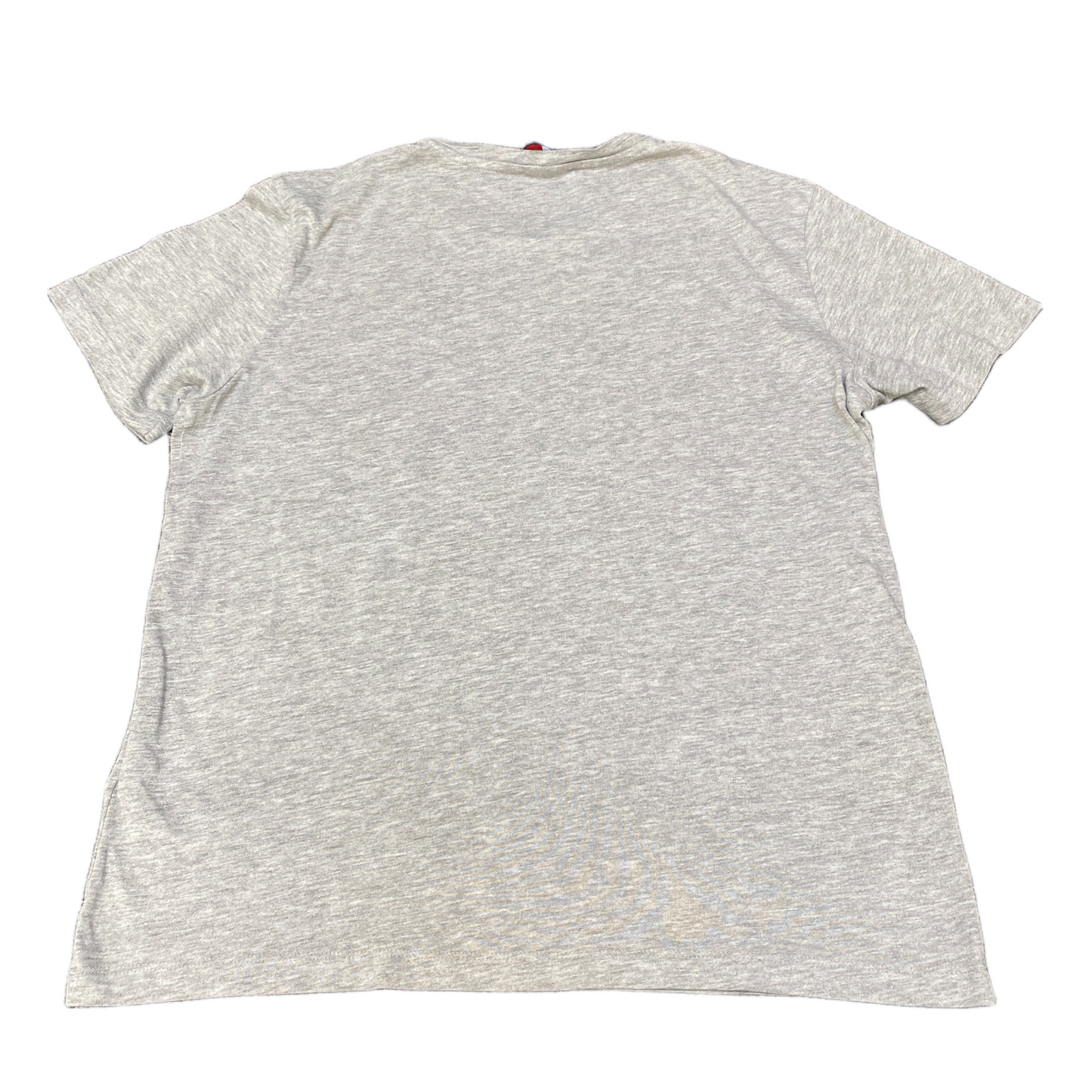 Vtg Tommy Hilfiger T-Shirt Womens XL Grey Heather Regular Fit Logo Short Sleeve