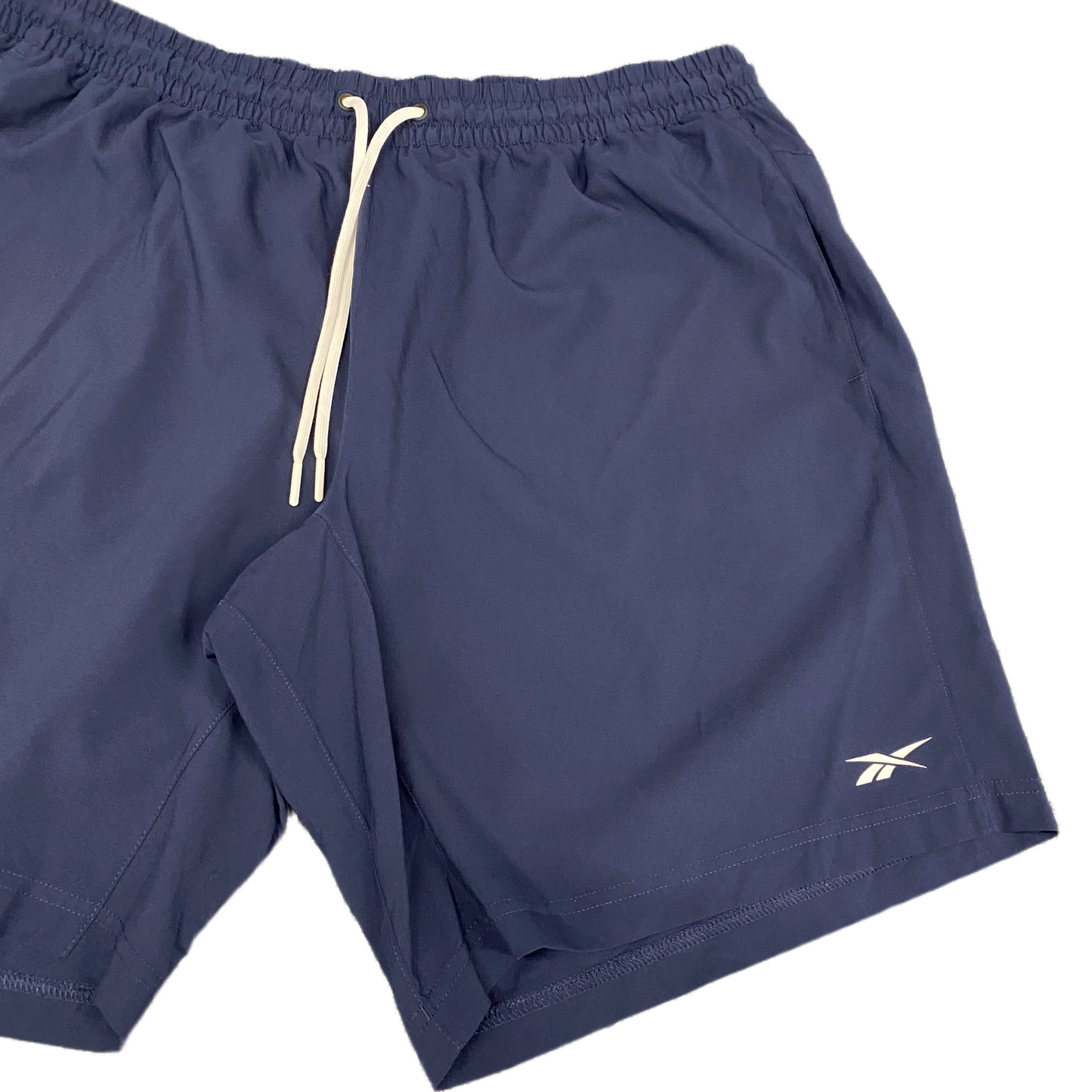 Training Shorts Mens XL 35" Waist Navy Elastic Waist Gym Training Drawstring
