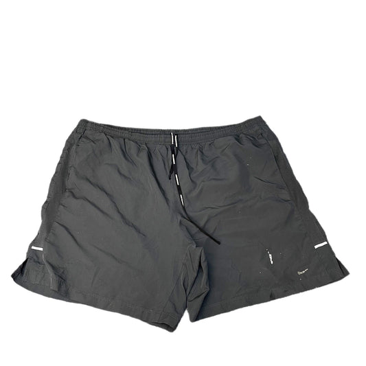 Nike Running Shorts Mens XL 38" Waist Black Performance Gym Workout Drawstring