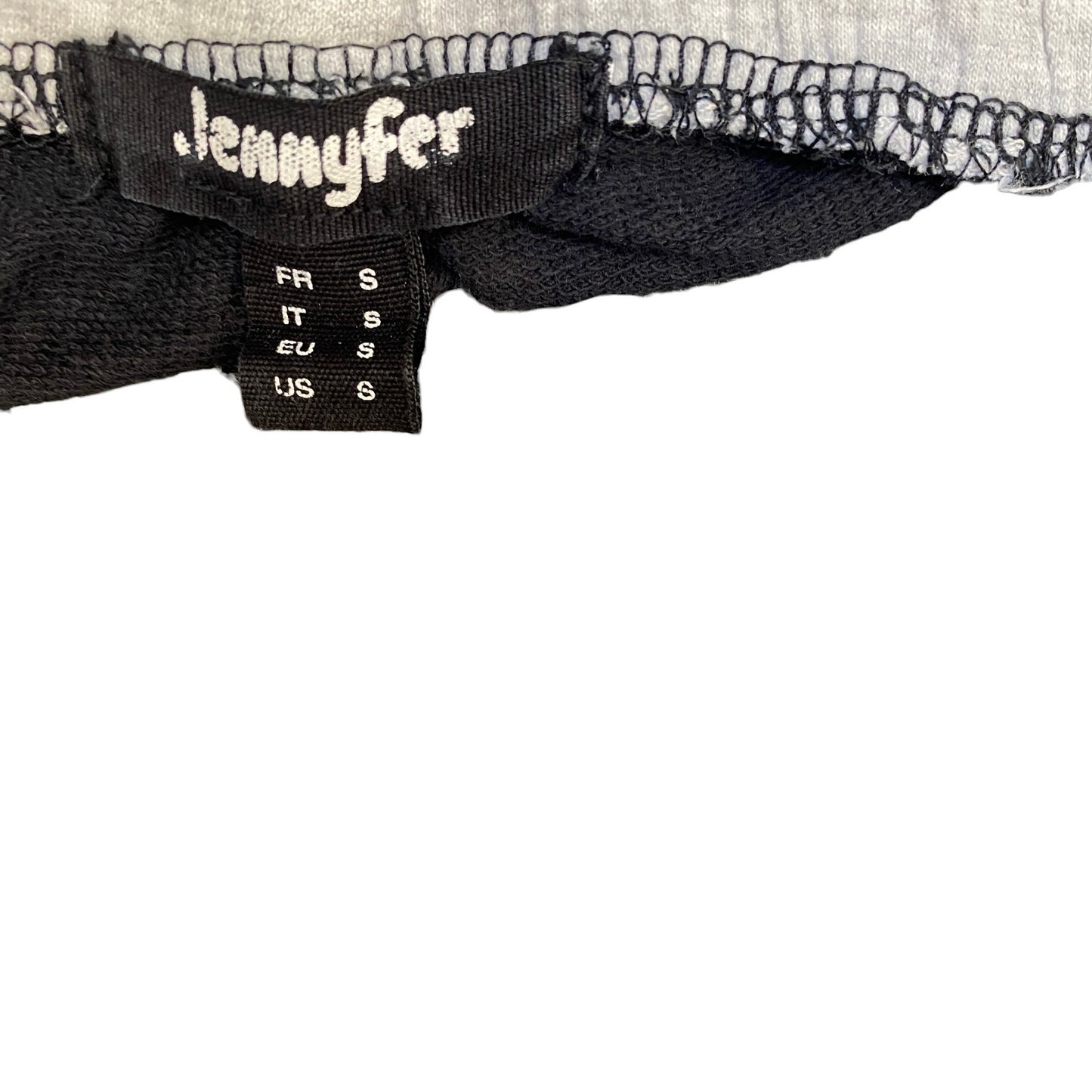 Running Sprinter Shorts Womens S 29" Waist Black Grey Athletic Gym Dolphin Hem