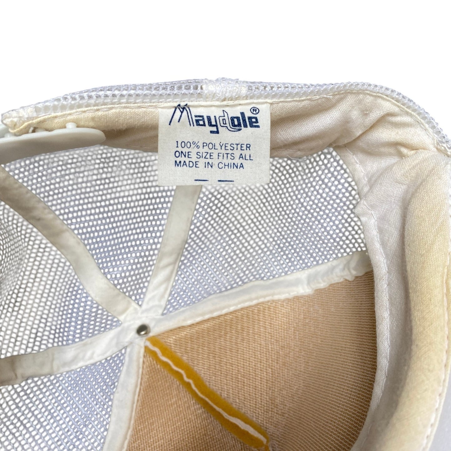 Maydole Trucker Hat Men's OS White Mesh Back America's Ambulance Snapback Hat