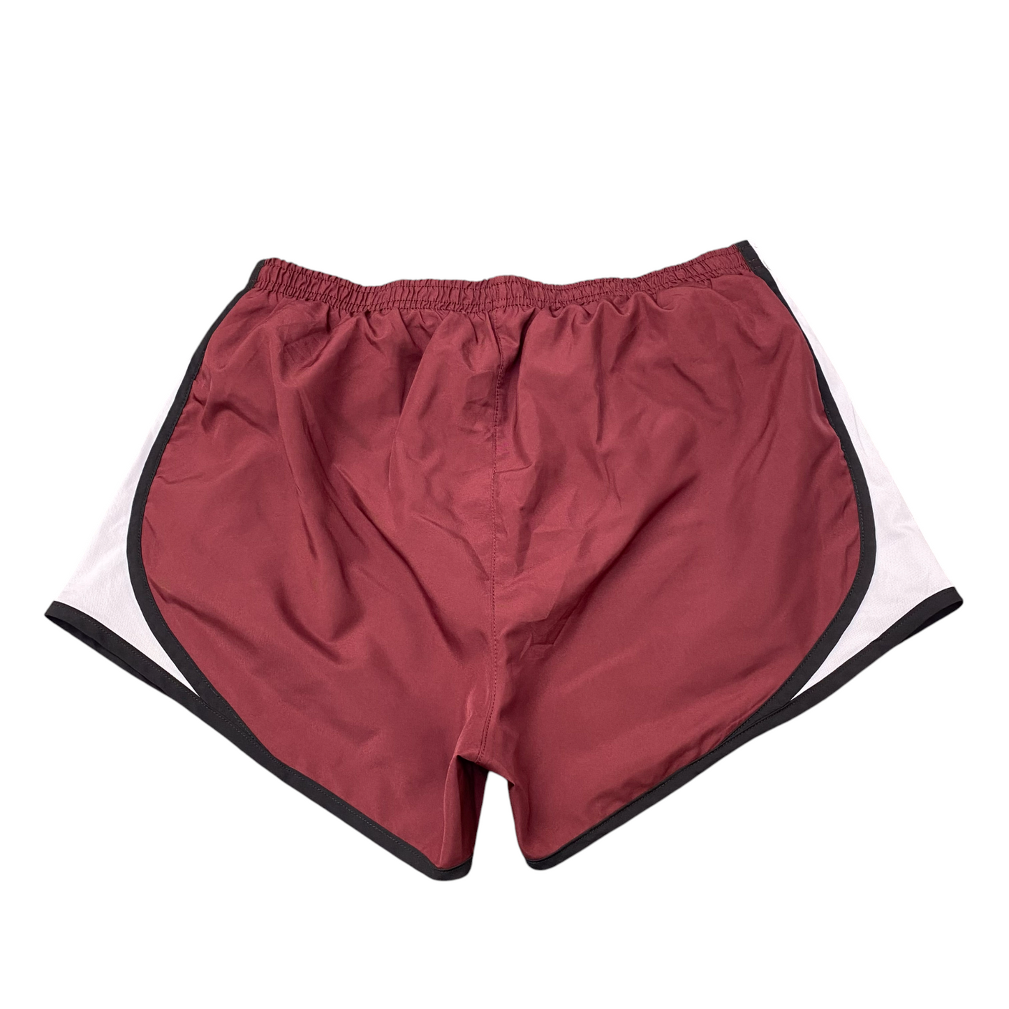 Eagle Playing Field Hockey Shorts Womens M Brown Athletic Drawstring Dolphin Hem