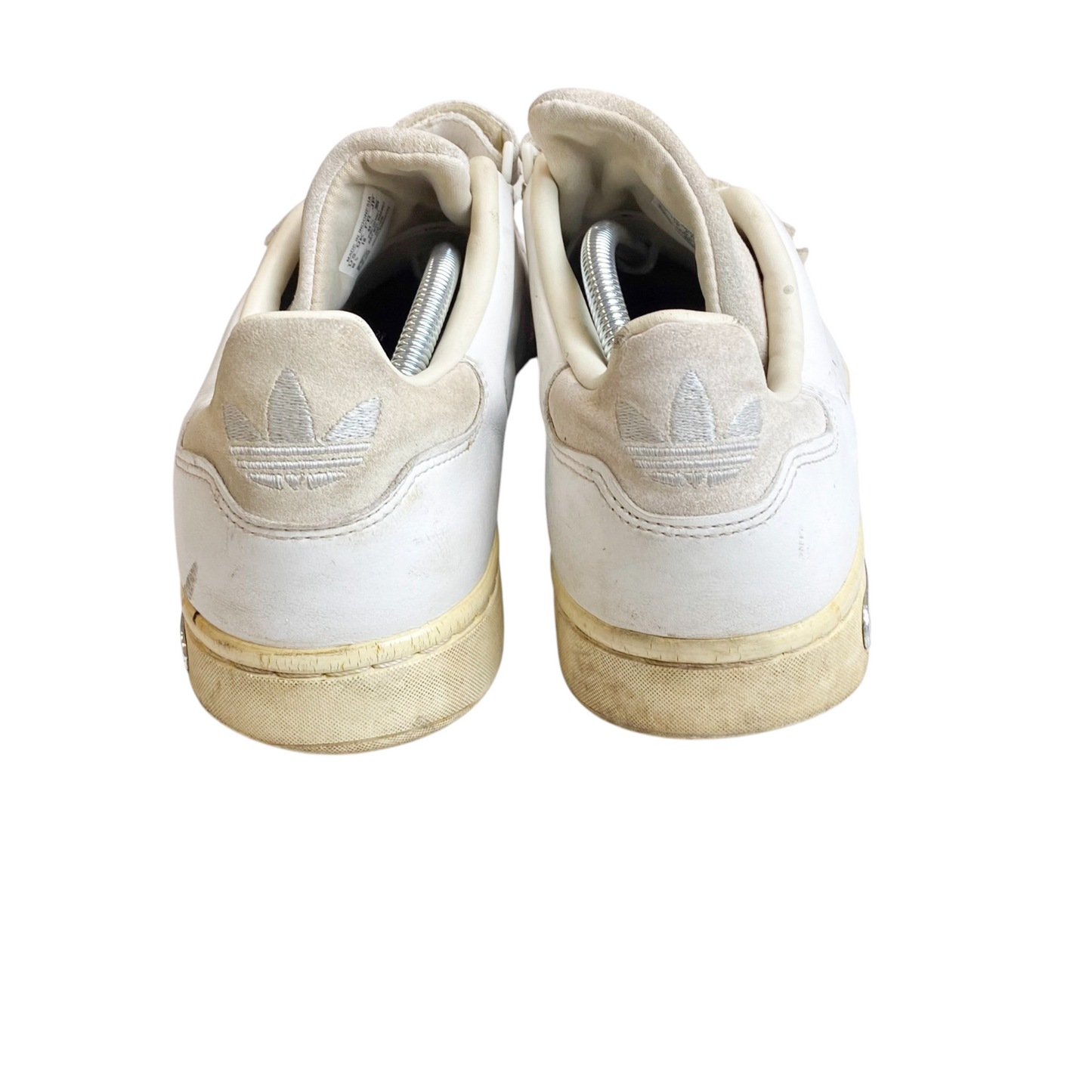 adidas Performance Training Sneakers Men's UK 10 White Leather Comfort Low Top