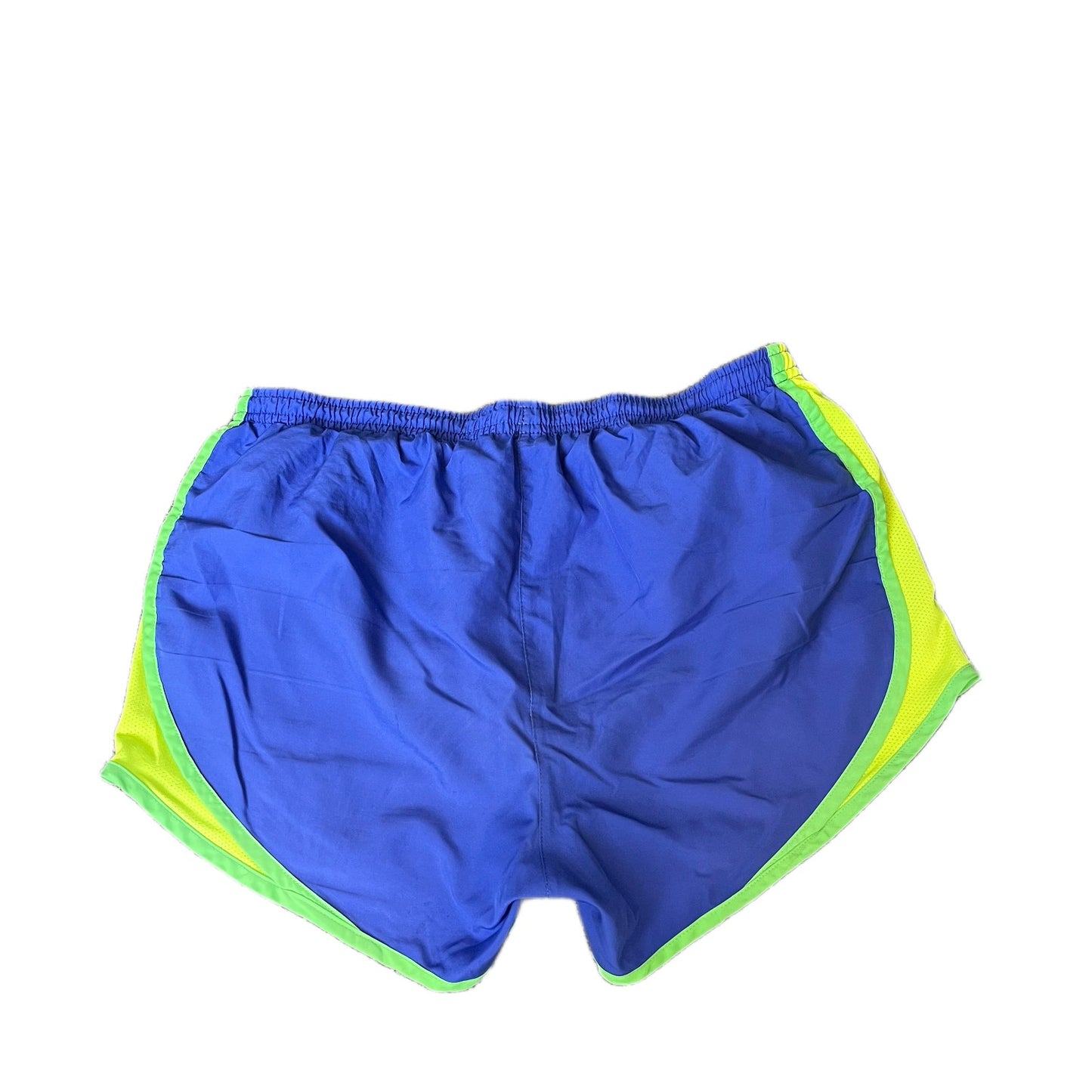 Nike Running Sprinter Shorts Fits as Womens S 28" Waist Blue Workout Dolphin Hem