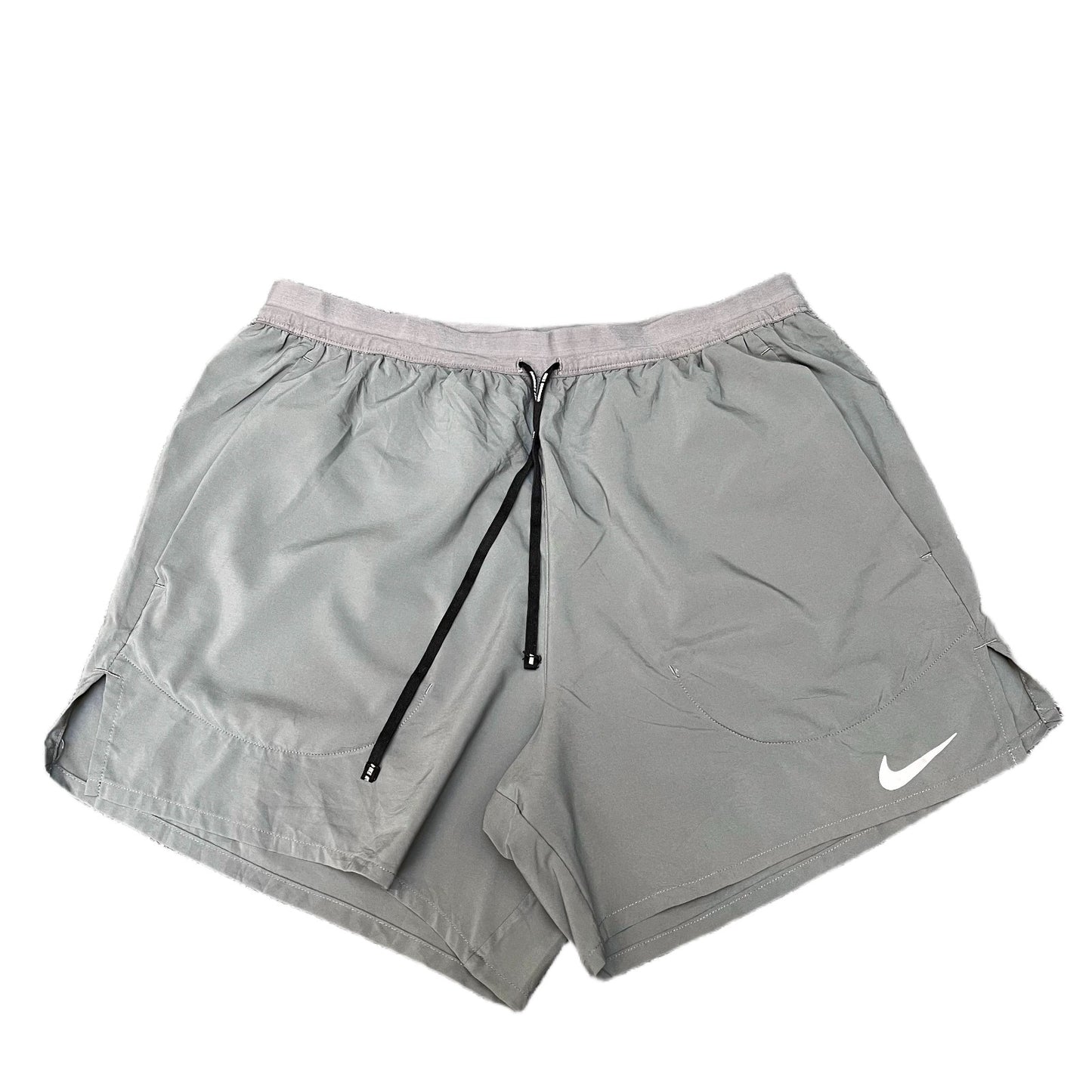 Nike Dri-FIT Running Shorts Fits as Mens S 29" Waist Grey Performance Drawstring