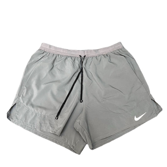 Nike Dri-FIT Running Shorts Fits as Mens S 29" Waist Grey Performance Drawstring