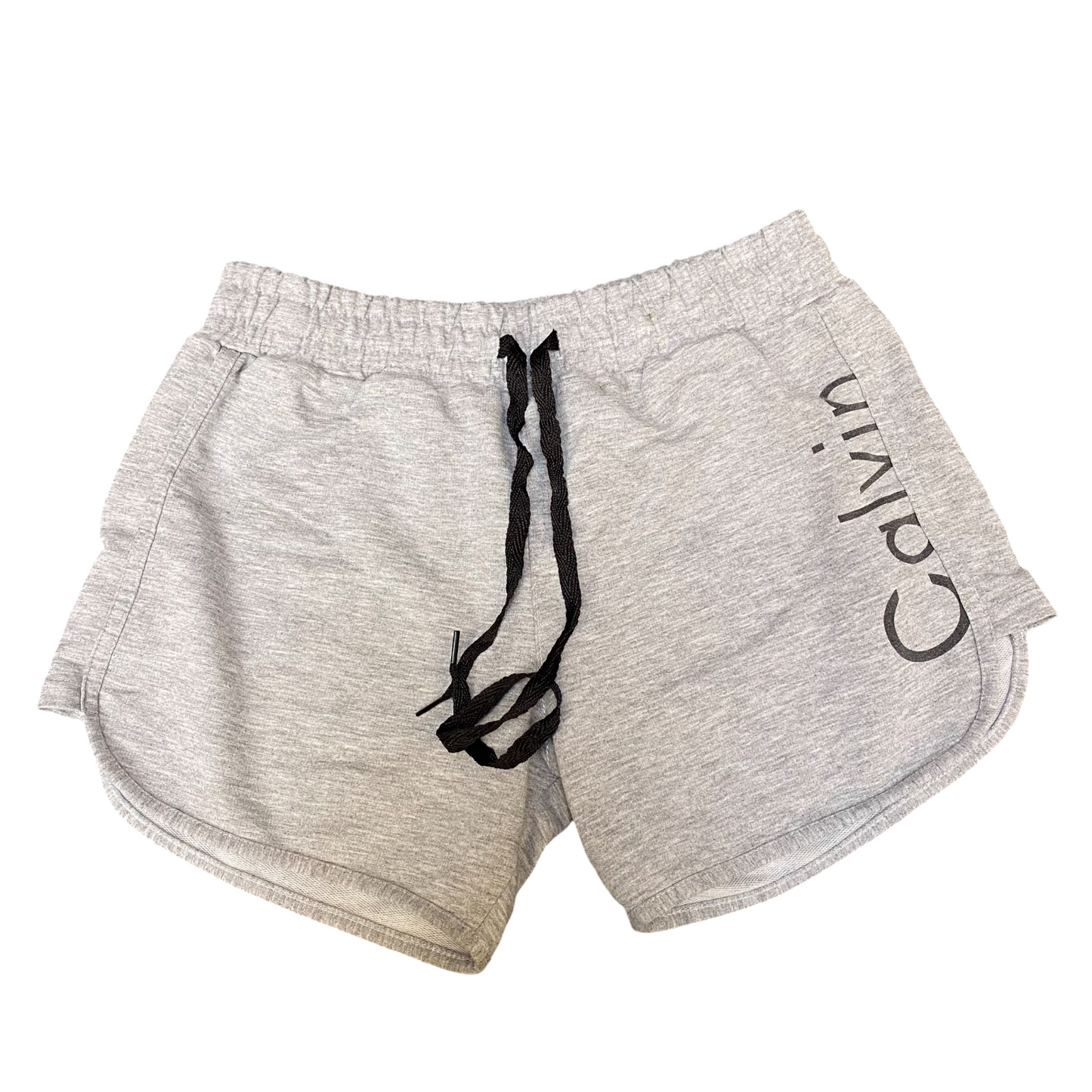 Running Sprinter Shorts Womens Large Grey Heather Athletic Fit Drawstring waist