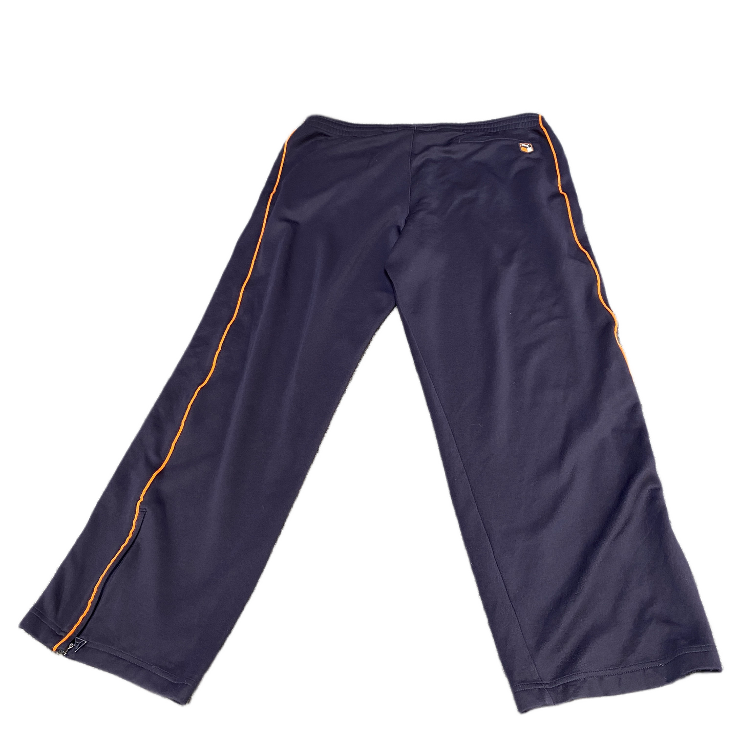 PUMA Trouser Pants Fits as Mens 36" Waist Navy Gym Training Workout Straight Leg