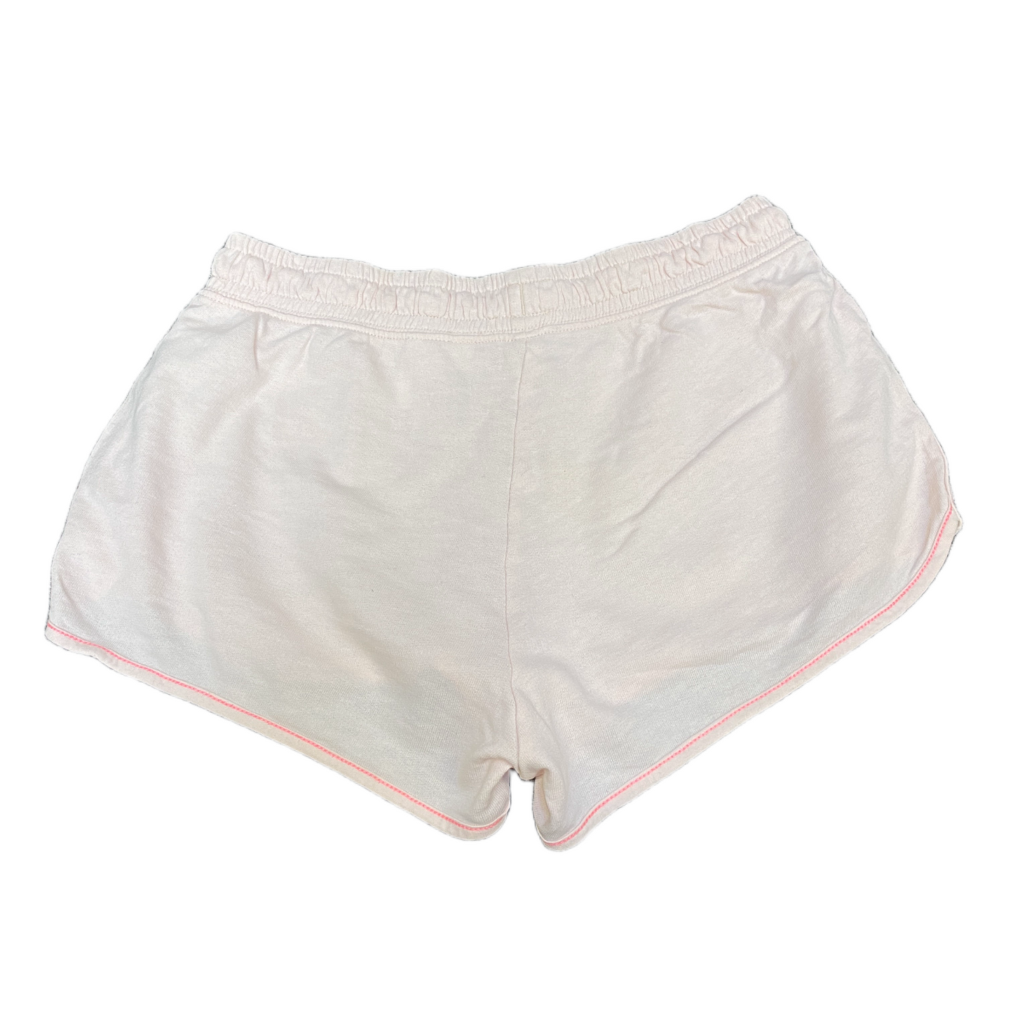 Running Sprinter Shorts Womens Pink Athletic Workout Elastic Waist Dolphin Hem