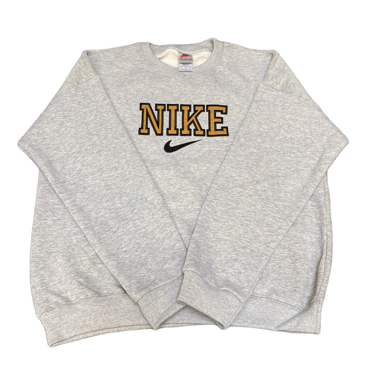 Mnike Reworked (Copy) Nike Reworked Sweatshirt Embroidered Spellout Logo Crew Neck Si ...