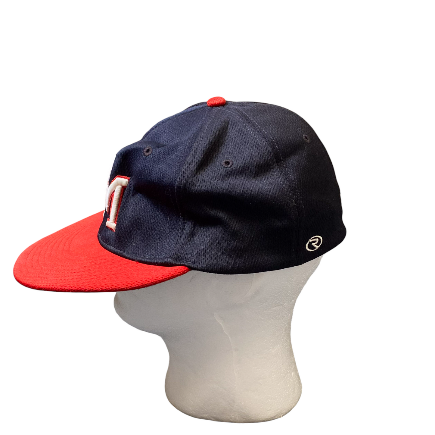 NFL Las Vegas Raiders Richardson Baseball Cap Mens S-M Black Red Flat Brim Hat
