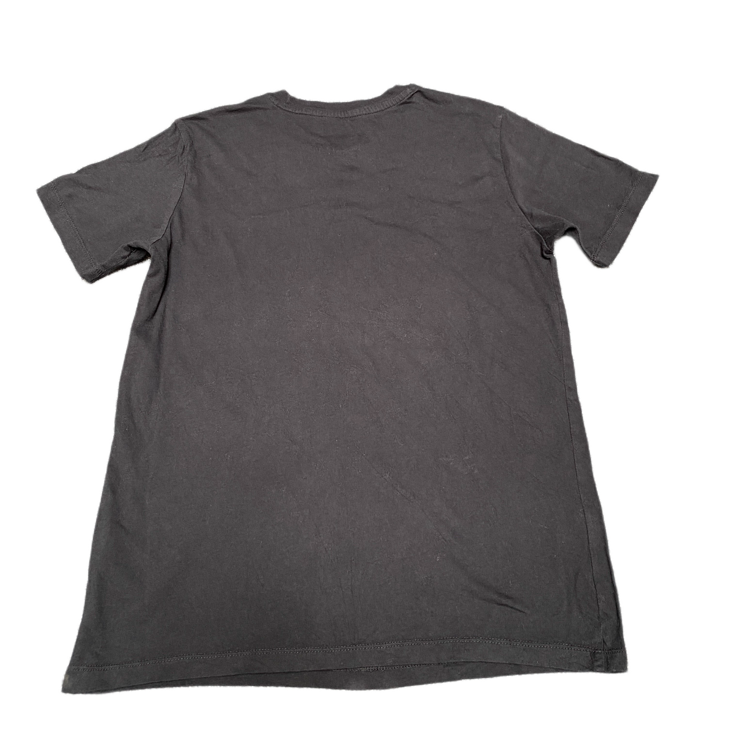 Adidas T-Shirt Girls L Black Graphic Logo Short Sleeve Crew Neck Pullover Tee