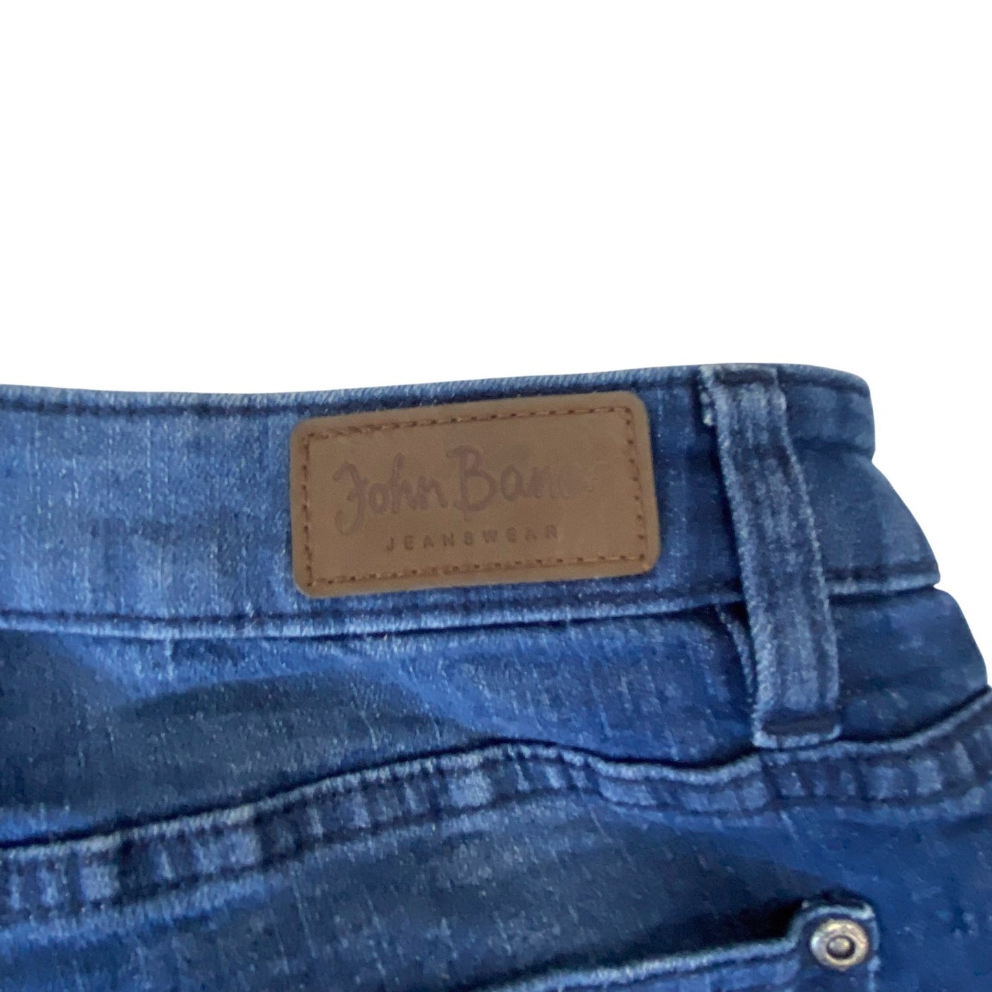 John Baner Jeans Womens Large W30 L31 Blue Denim Bootcut Medium Wash Outdoor