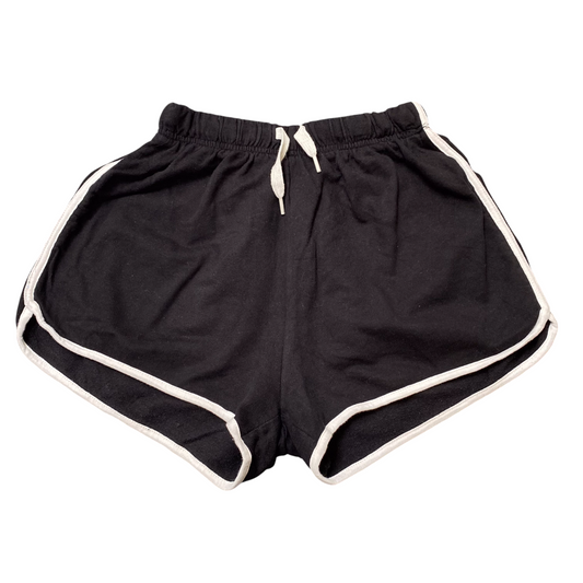 H&M Divided Sprinter Running Shorts Girls 22W Black Elastic Waist Athletic Fit