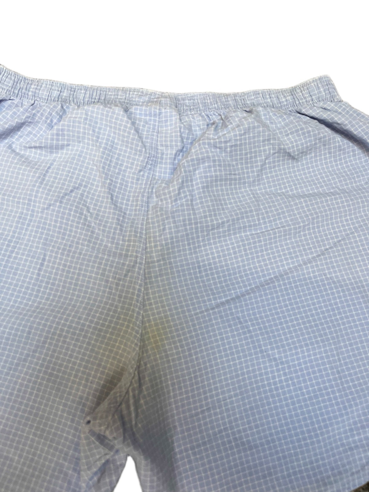 Polo Ralph Lauren Boxer Shorts Fits as Mens M 31" Waist Blue Check Elastic Waist