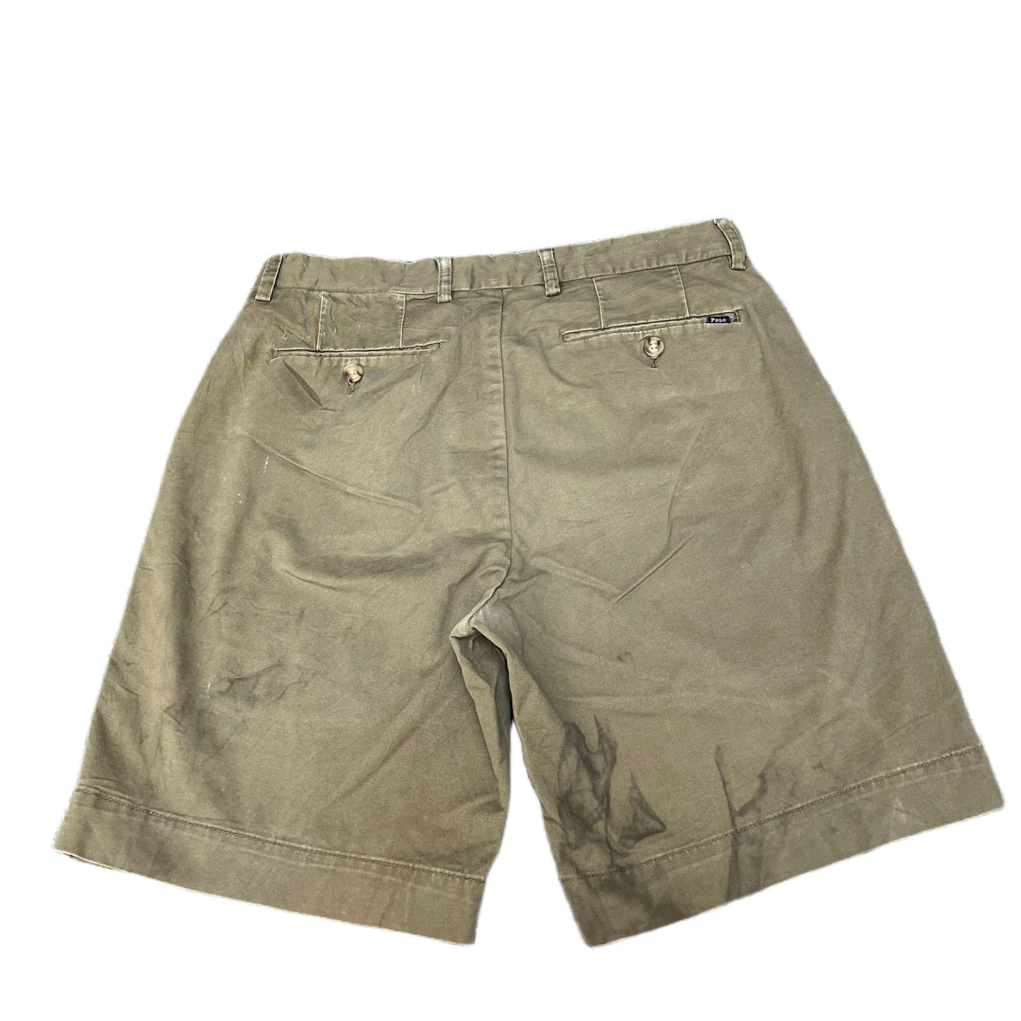 Polo Ralph Lauren Chino Shorts Fits as Men M 31" Waist Green Stretch Classic Fit