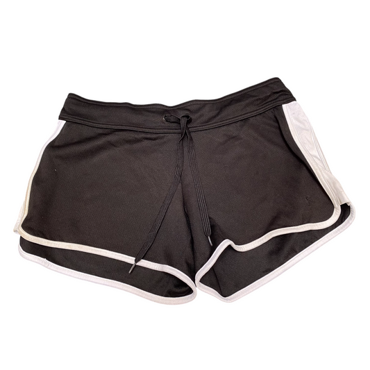 Running Sprinter Shorts Women Small Black Athletic Fit Elastic Waist Drawstring