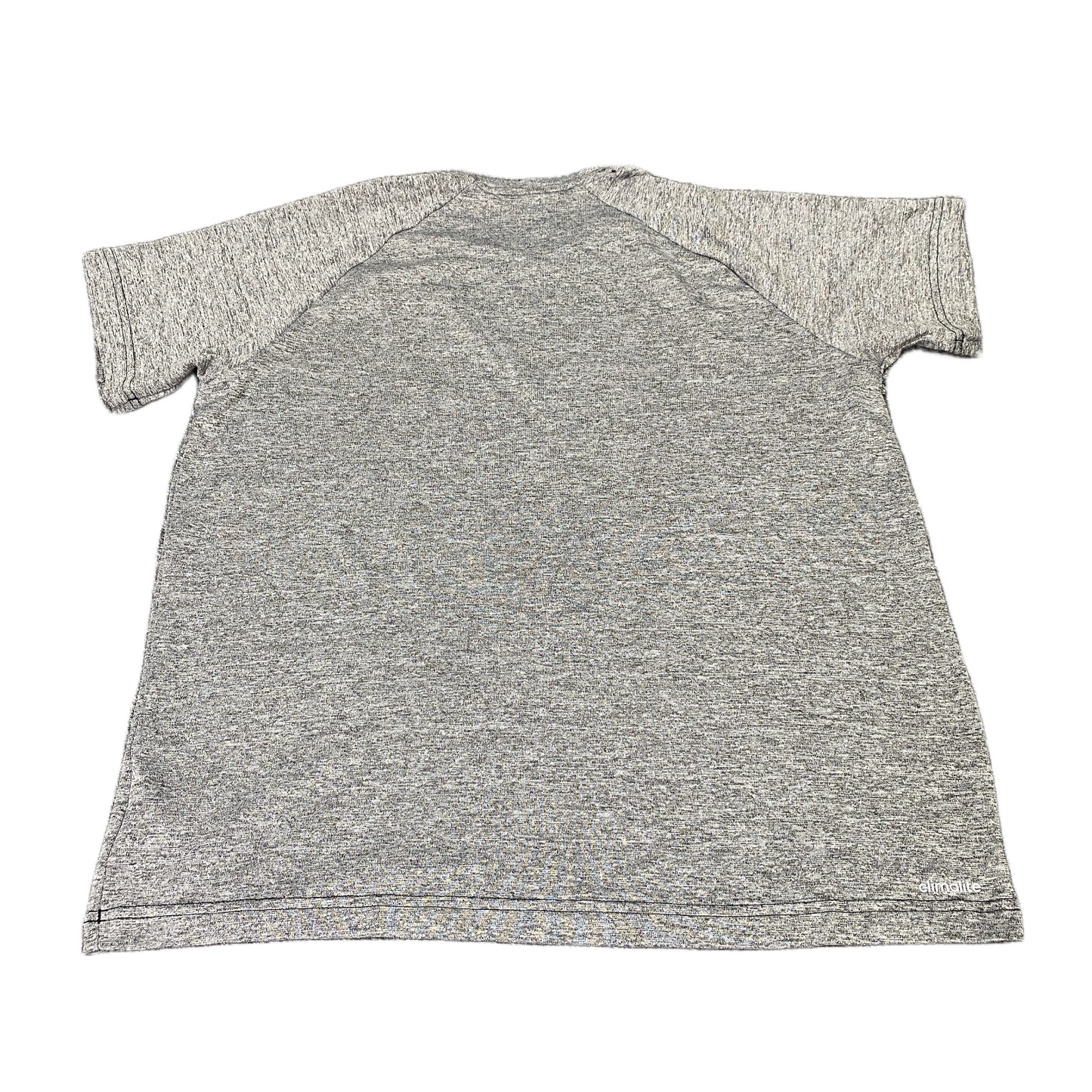 Adidas Climalite T-Shirt Womens M Grey Heather Short Sleeve Pullover Summer Tee