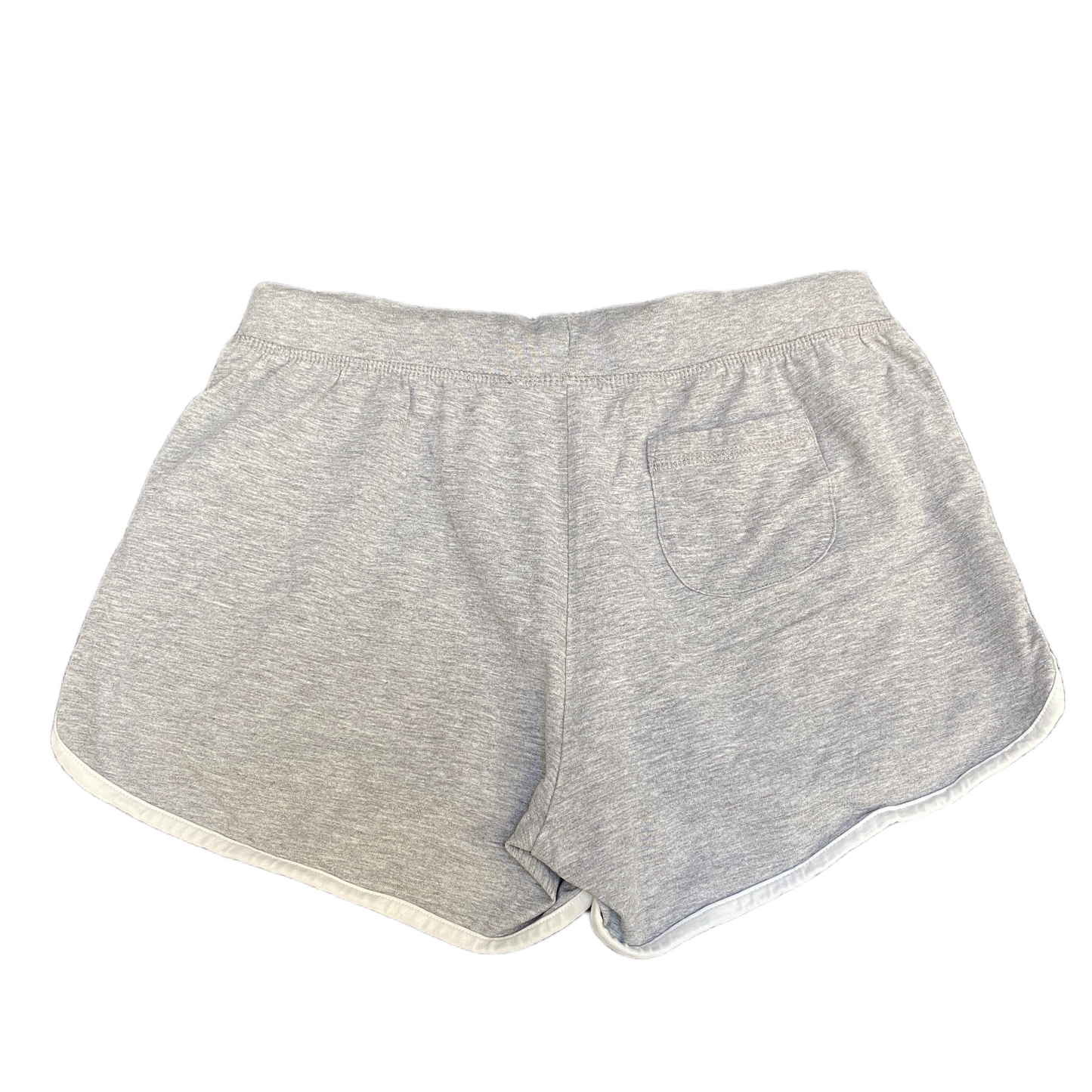 Running Sprinter Shorts Womens M 28" Waist Grey Athletic Gym Workout Dolphin Hem