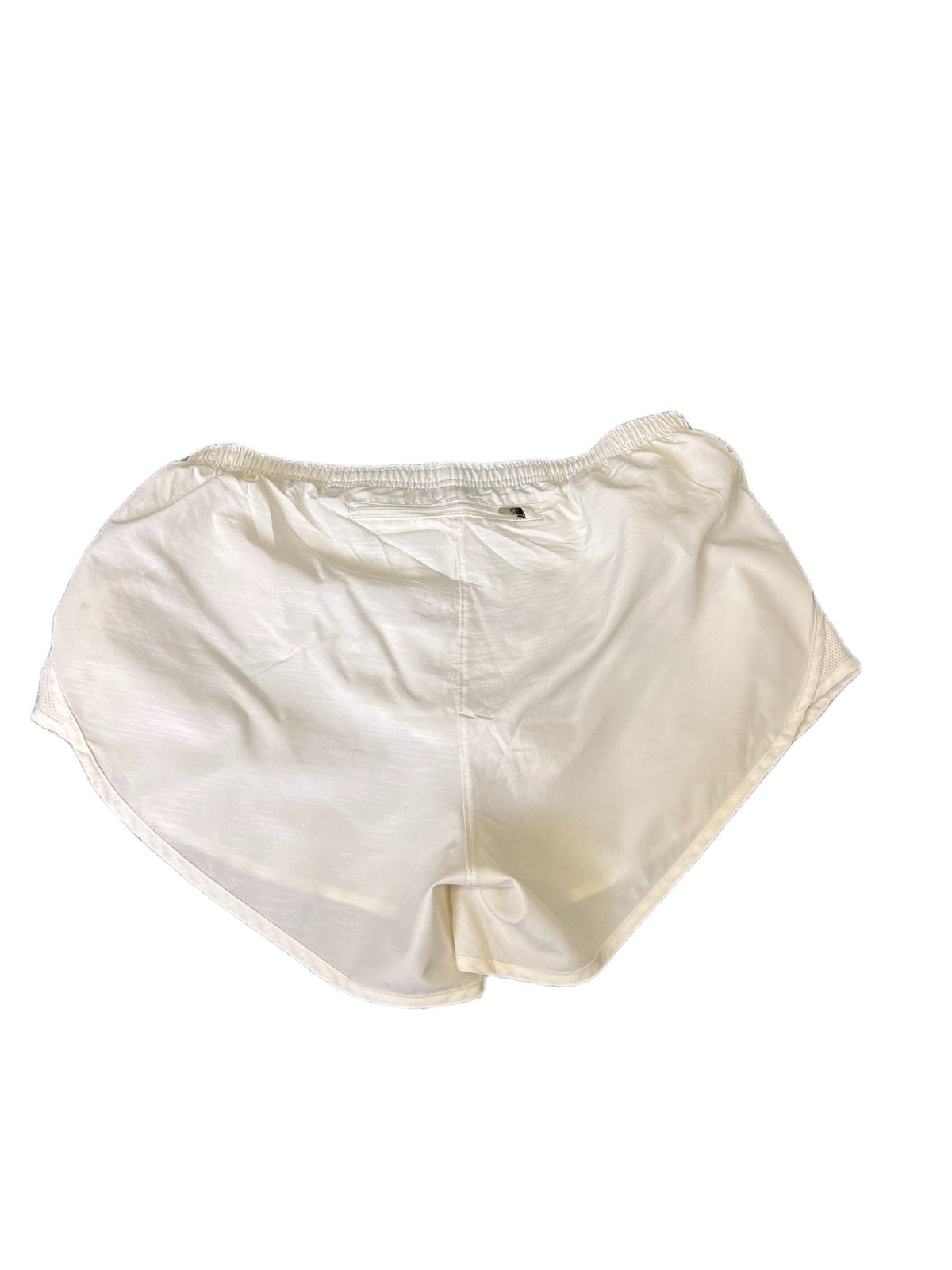 Nike Dri-Fit Running Shorts Womens M 29" Waist White Performance Dolphin Hem