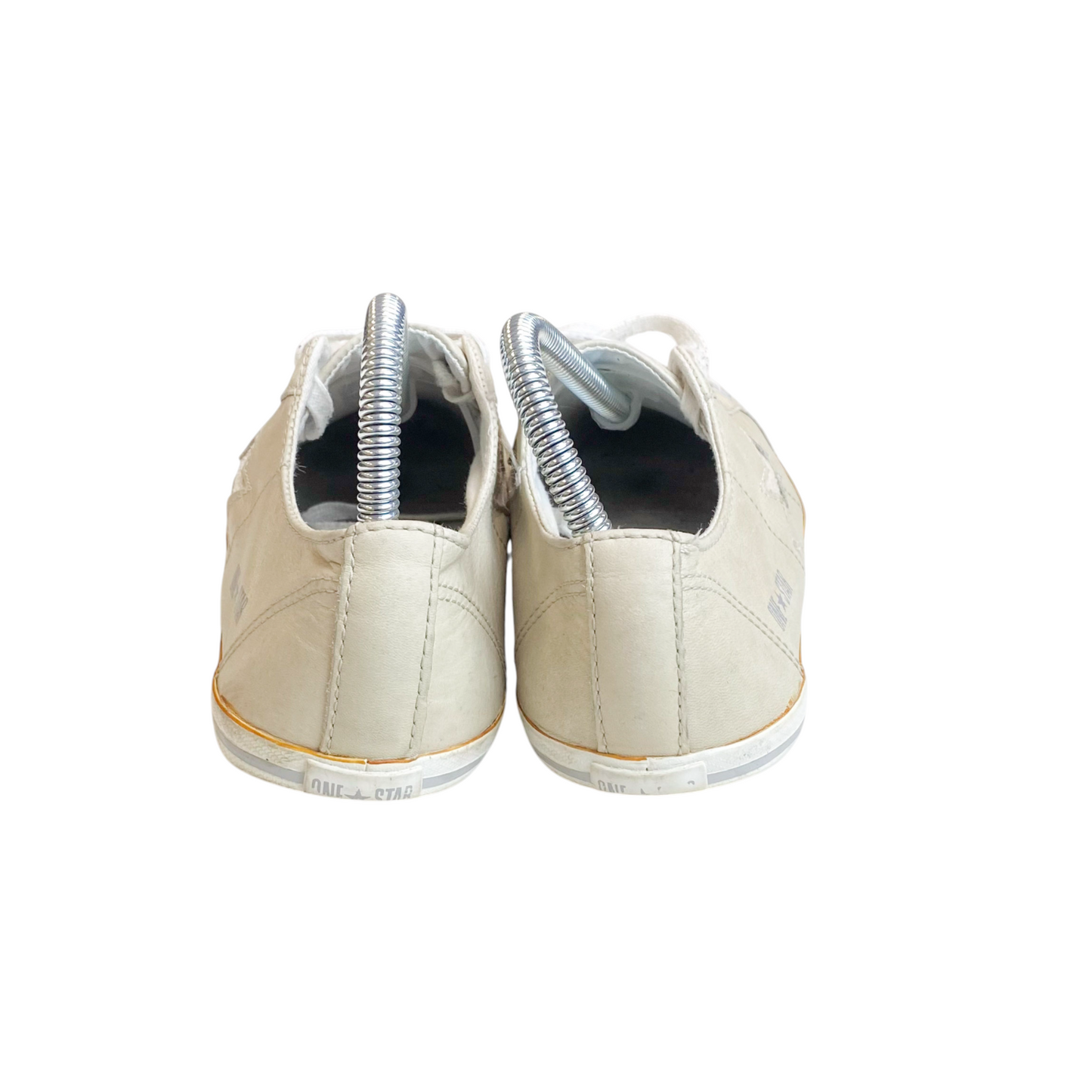 Converse One Star Slim Low Top Sneakers Unisex Mens 6.5 Womens 8 White Leather