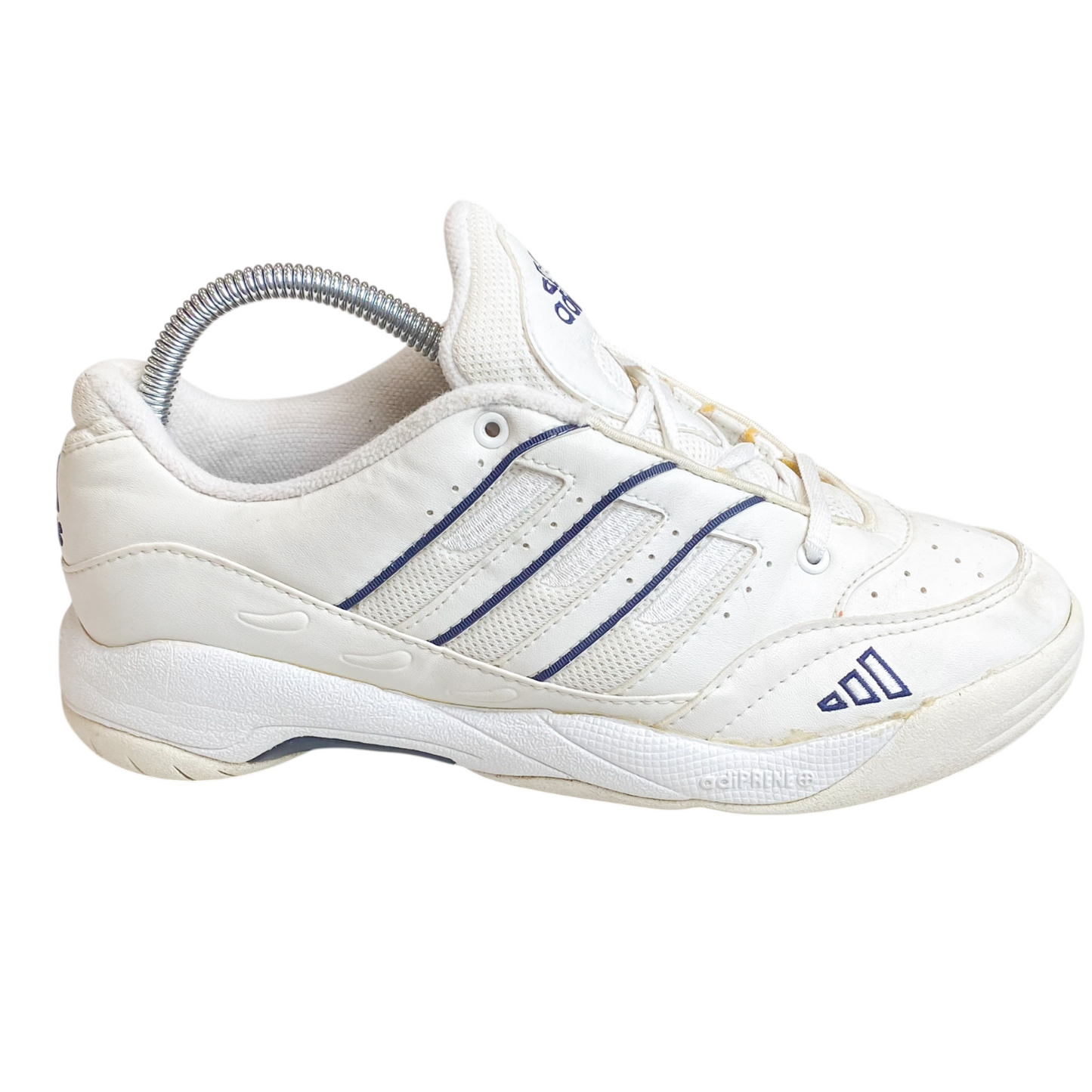 Adidas Casual Sneakers Trainers Women's UK 5 White Leather Low Top Lace Up