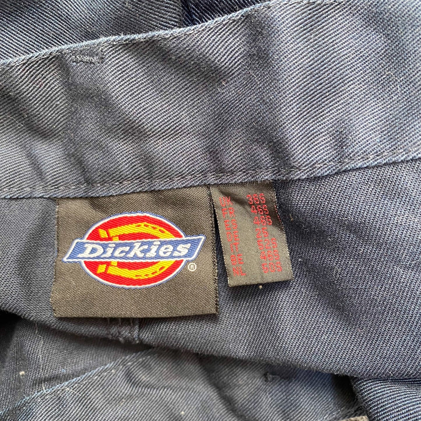 Dickies Cargo Trousers Mens XL Blue Pockets Straight Fit Reflective Workwear