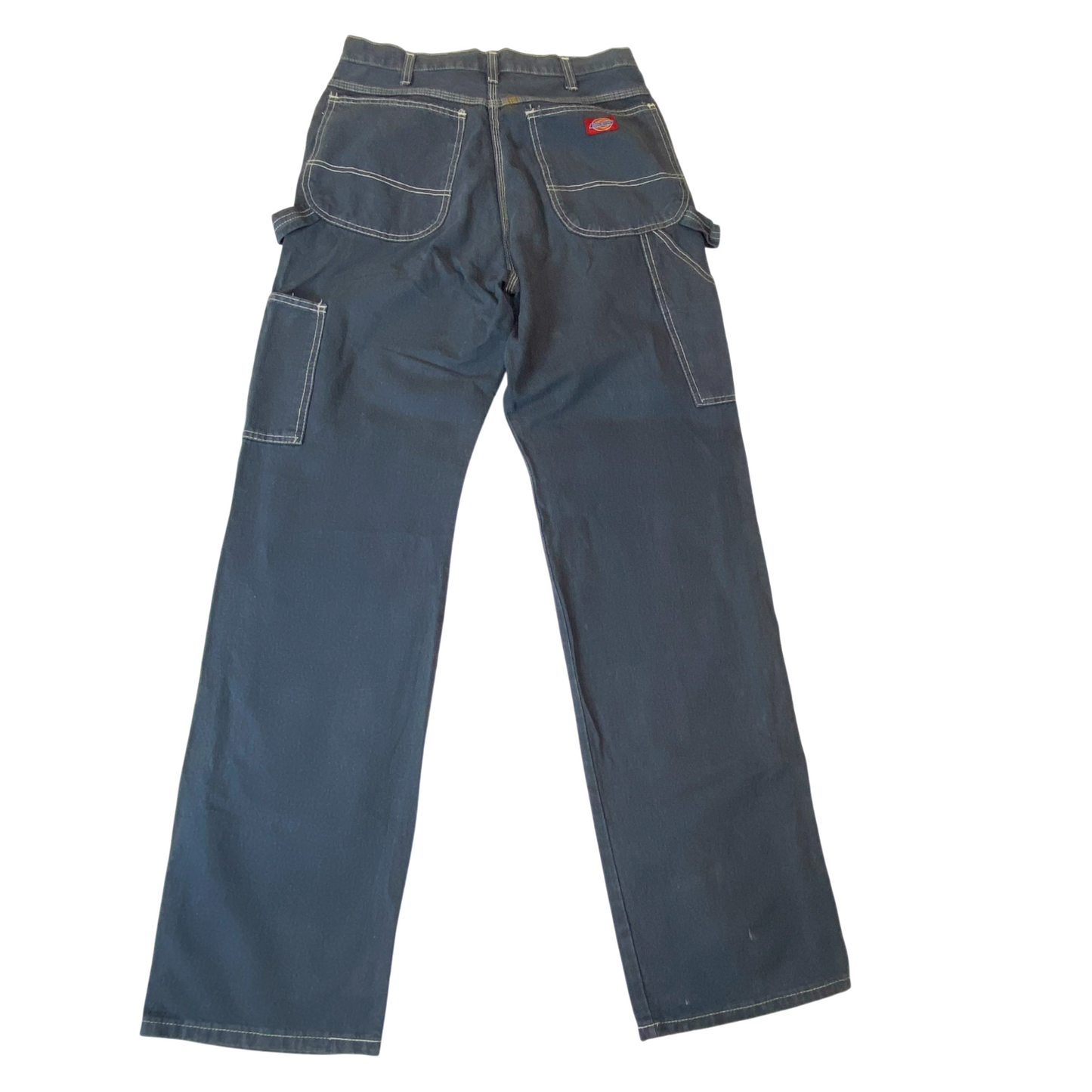 Dickies Cargo Trousers Mens Small W28 L32 Grey Straight Pockets Workwear Outdoor