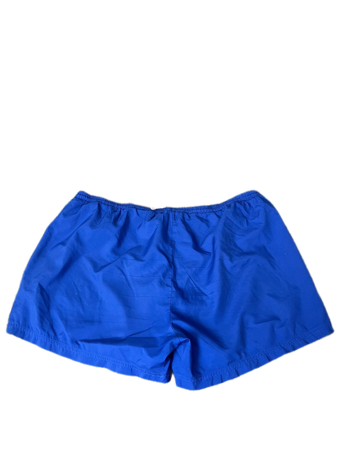 Vtg Nike Running Shorts Mens XL 37" Waist Royal Blue Lined Elastic Waist Pull On