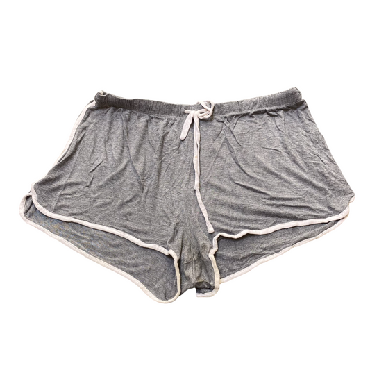 Love Ellen Degeneres Sprinter Running Shorts 34W Grey Elastic Waist Athletic
