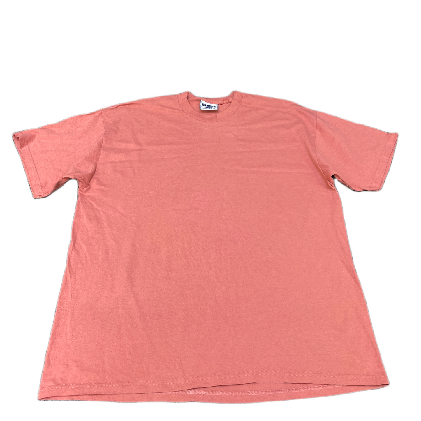 Lee T-Shirt Womens XL Pink Stretch Classic Fit Heavyweight Crew Neck Pullover