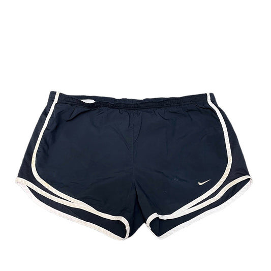Nike Tempo Running Shorts Fits as Womens 2XL 35" Waist Black Lined Dolphin Hem