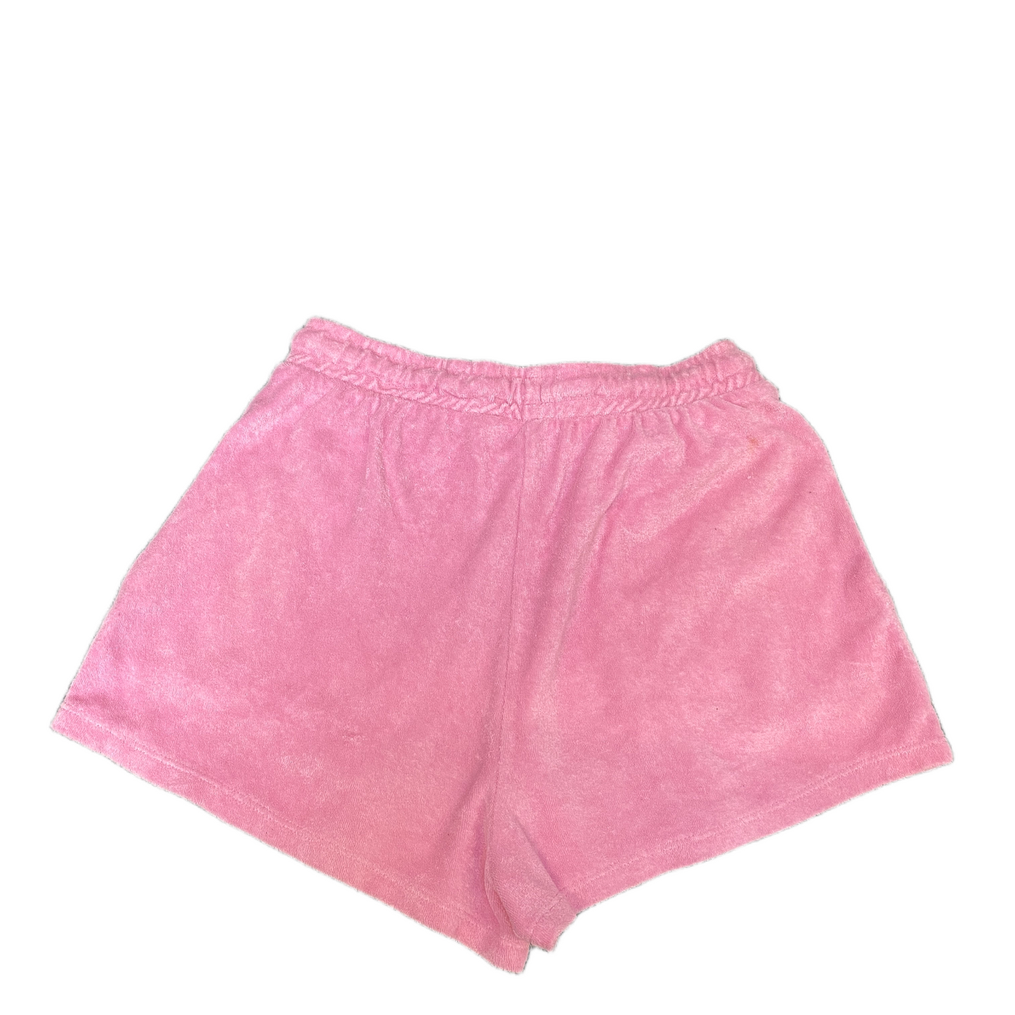 Running Sprinter Shorts Womens M 27" Waist Pink Athletic Gym Workout Dolphin Hem