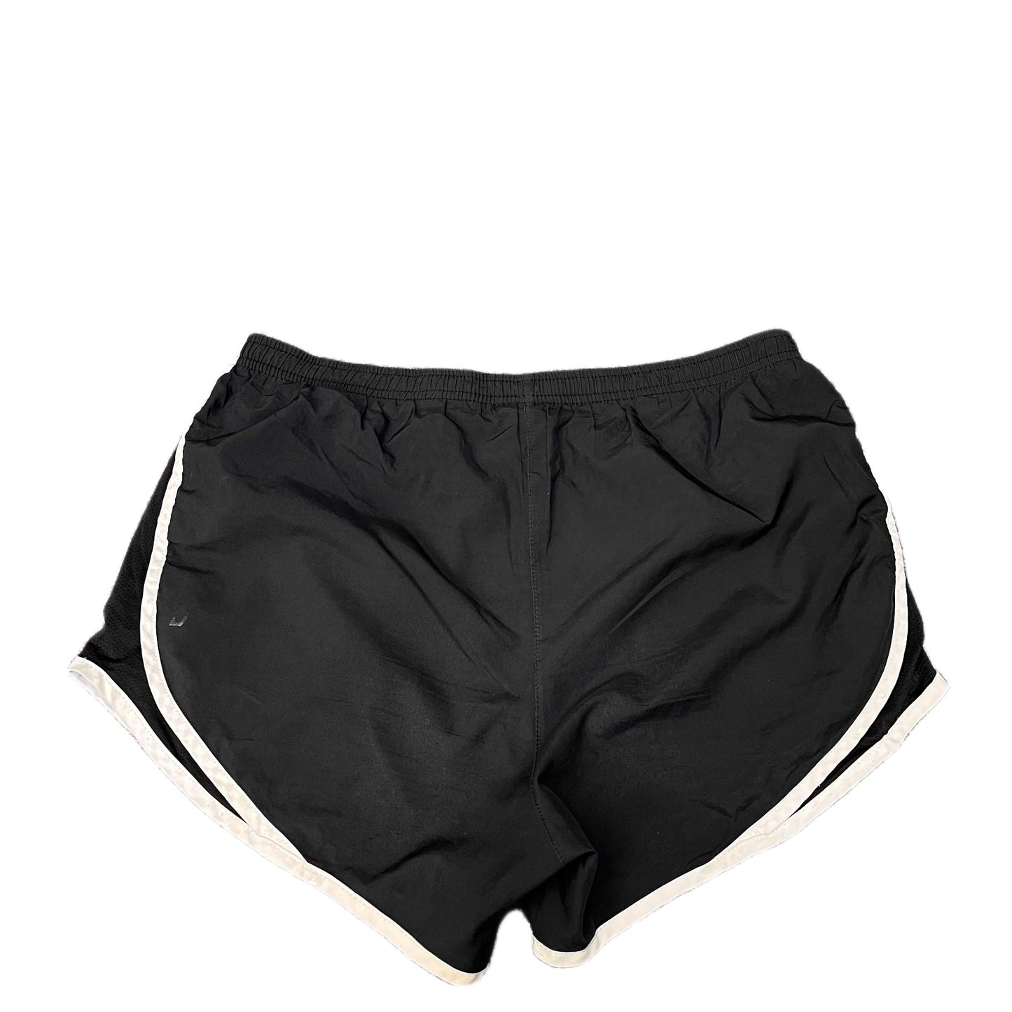 Nike Dri-FIT Running Shorts Fits as Womens Medium 30" Waist Black Dolphin Hem