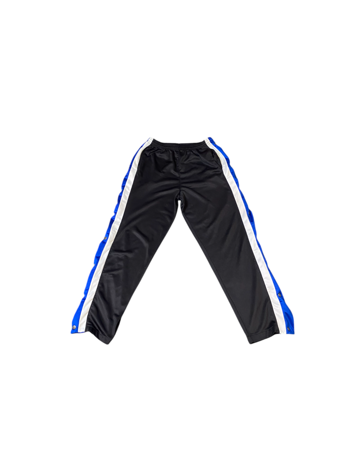 H.B Team Joggers Womens Medium Black Side Snap Button Elastic Waist Sweatpants