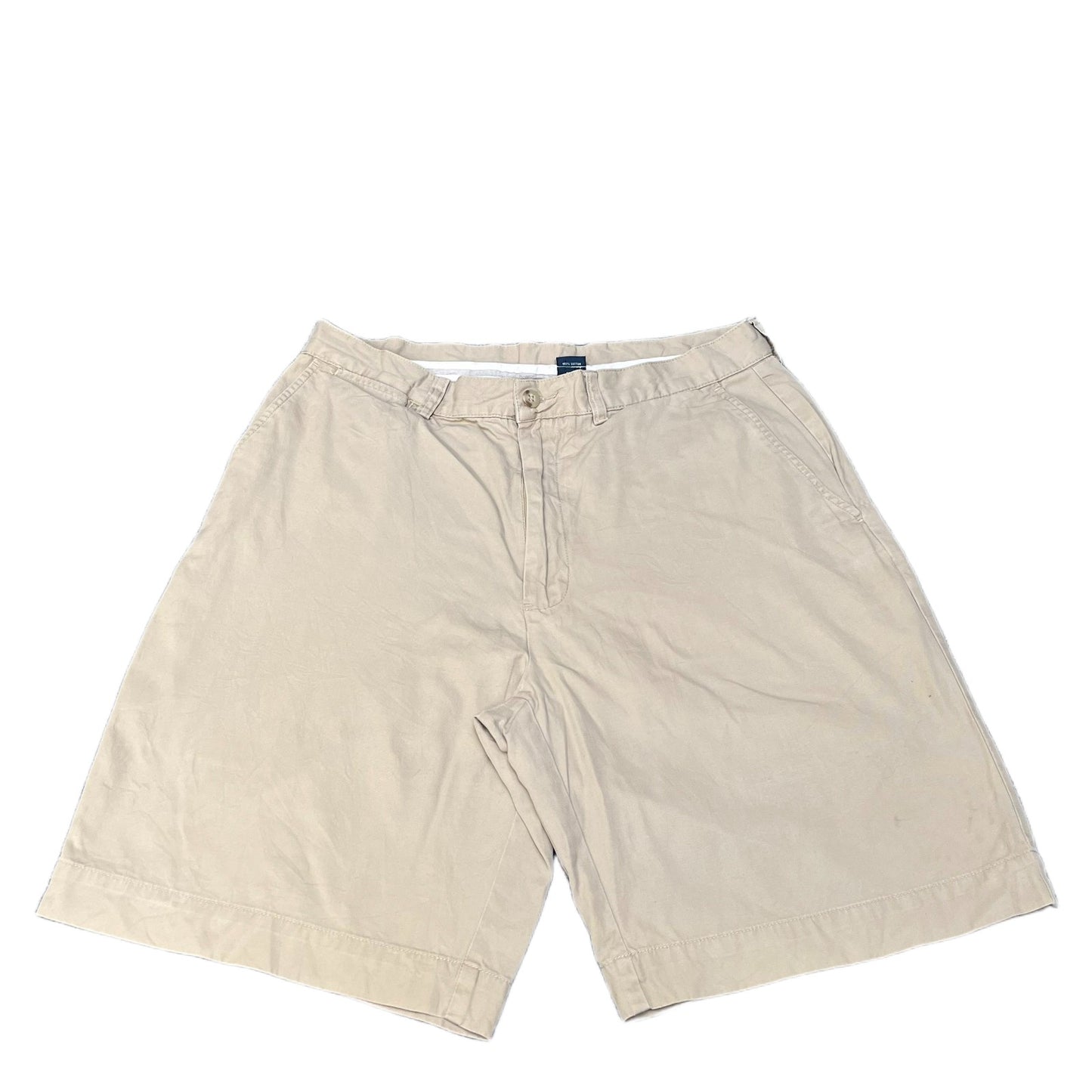 Polo Ralph Lauren Chino Shorts Fits as Mens Medium 31" Waist Beige Flat Front
