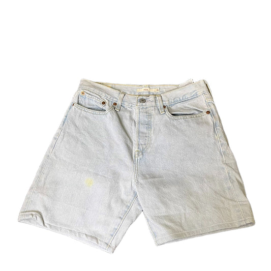 Levi's Premium Wedgie Shorts Fits as Womens M 29" Waist Blue Denim Light Wash