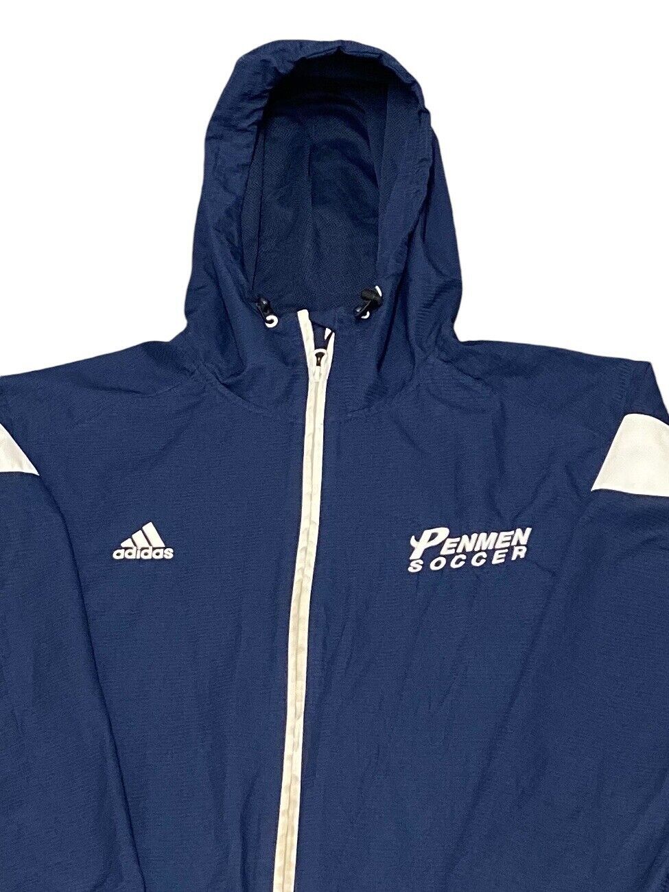 Adidas Lightweight Jacket Zip Up Navy Mens L