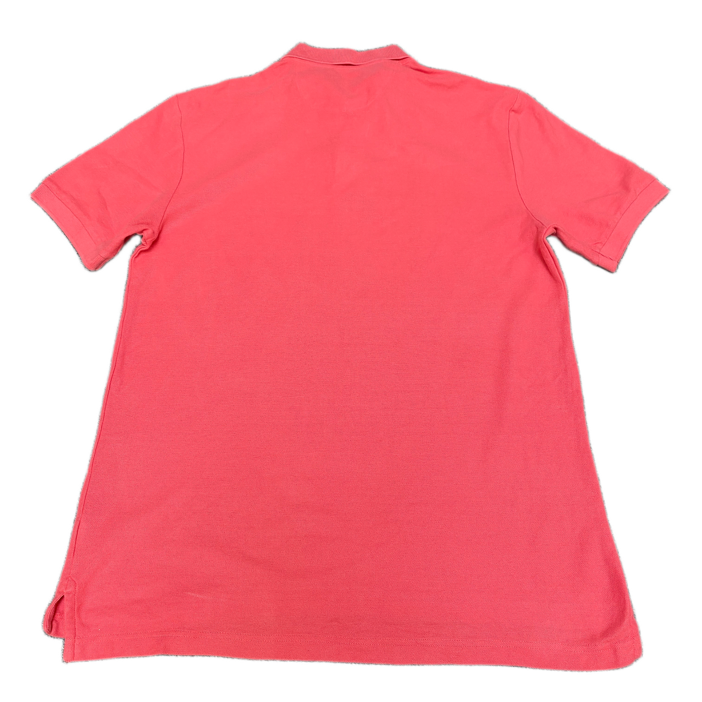 Chaps Polo Shirt Mens Medium Pink Golf Performance Stretch High Low Slit Popover