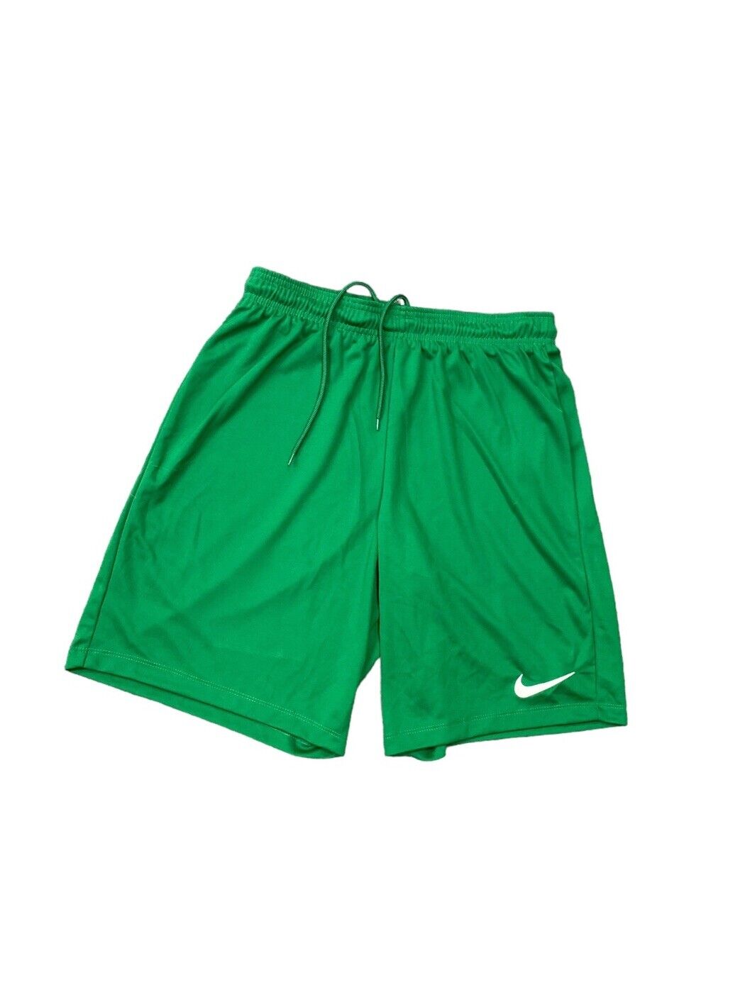 Nike Sports Shorts Dri-fit Green Mens L Front Logo