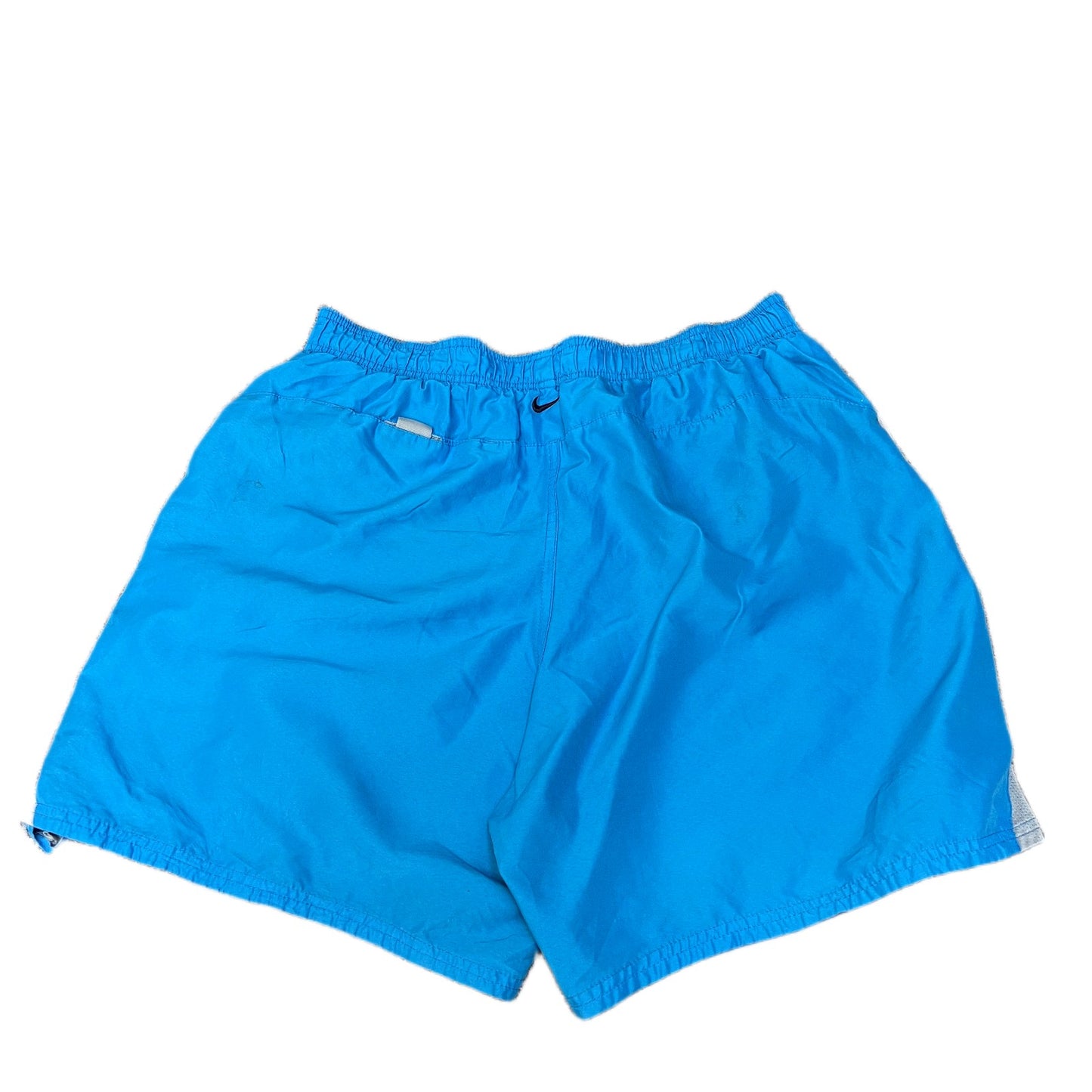 Nike Swim Board Shorts Fits as Mens S 30" Waist Blue Mesh Lined Surf Surfing