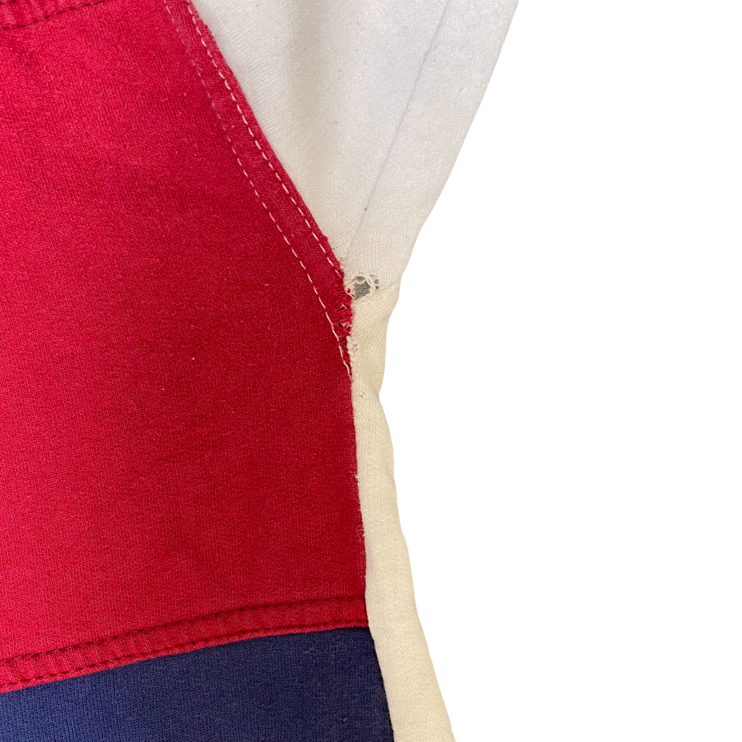 No Problem Sweatshirt Mens Medium Multi Stripes Long Sleeve Crew Neck Pullover