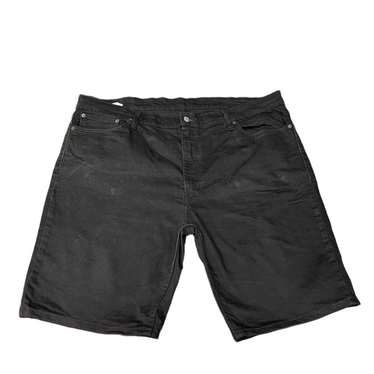Levi's 511 Jean Shorts Fits as Mens XL 42" Waist Black Denim Slim Fit Red Tab