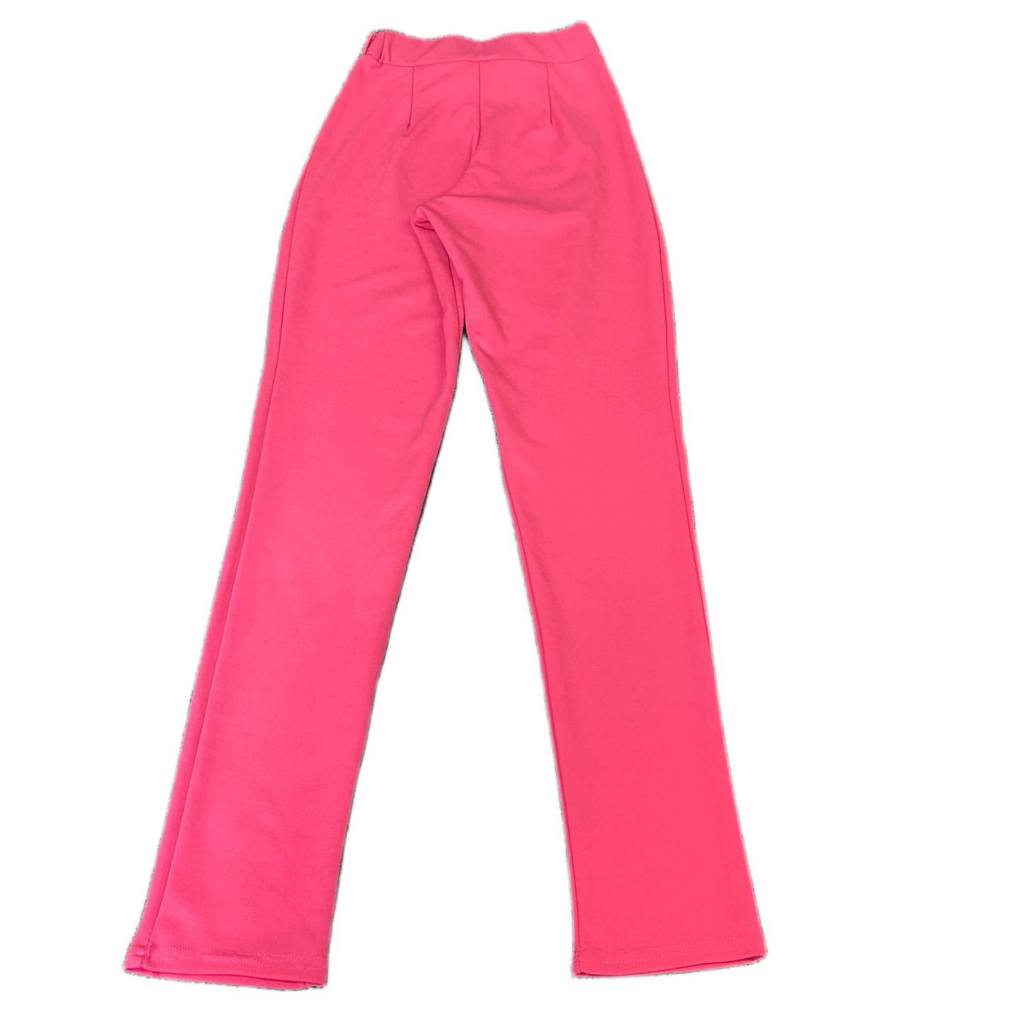 Prettylittlething Joggers Fits as Womens 22" Waist Pink Skinny Leg Trousers