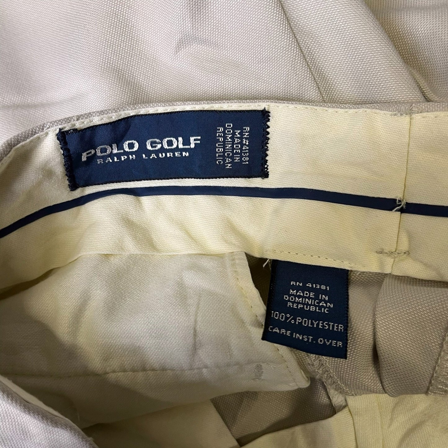 Vtg Polo Golf Ralph Lauren Golf Chino Shorts Fits as Men S 29" Waist Tan Pleated